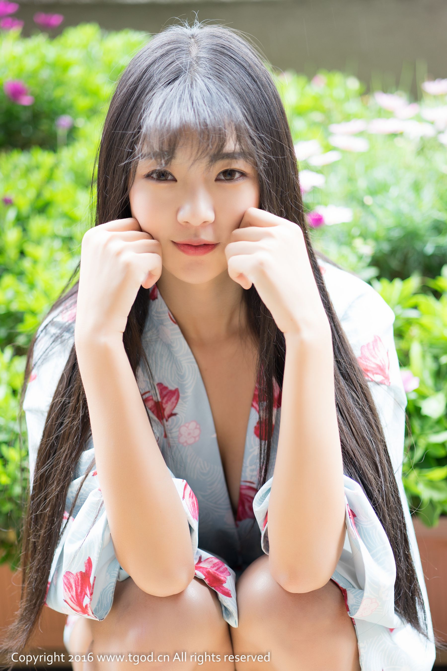 可乐Vicky《大理旅拍》清新和服+性感内衣-图24