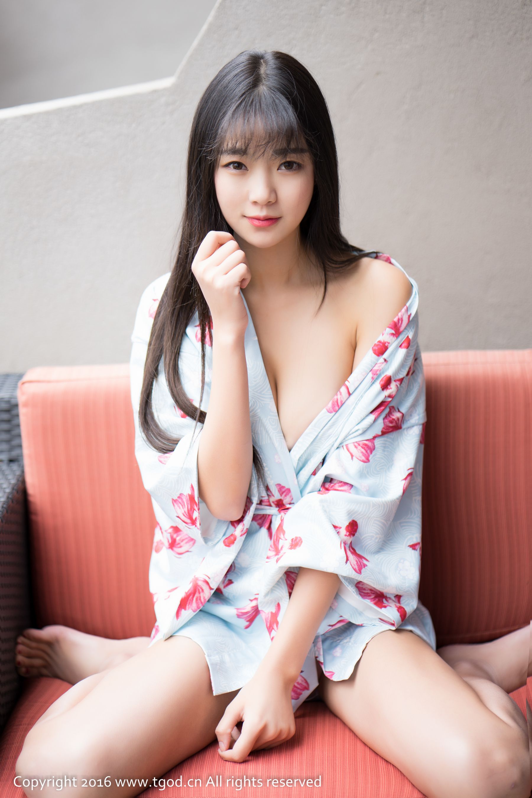 可乐Vicky《大理旅拍》清新和服+性感内衣-图2