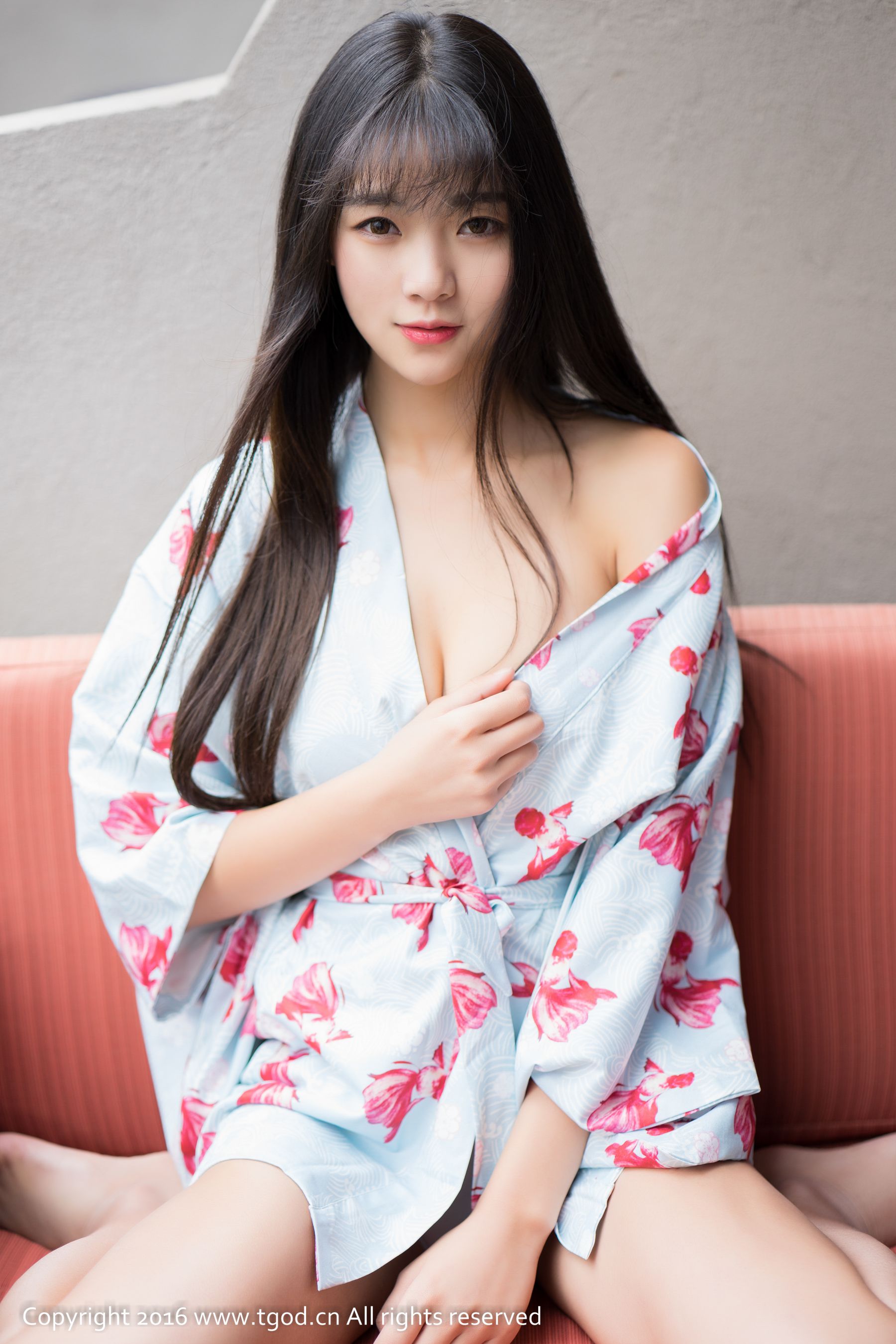可乐Vicky《大理旅拍》清新和服+性感内衣-图8