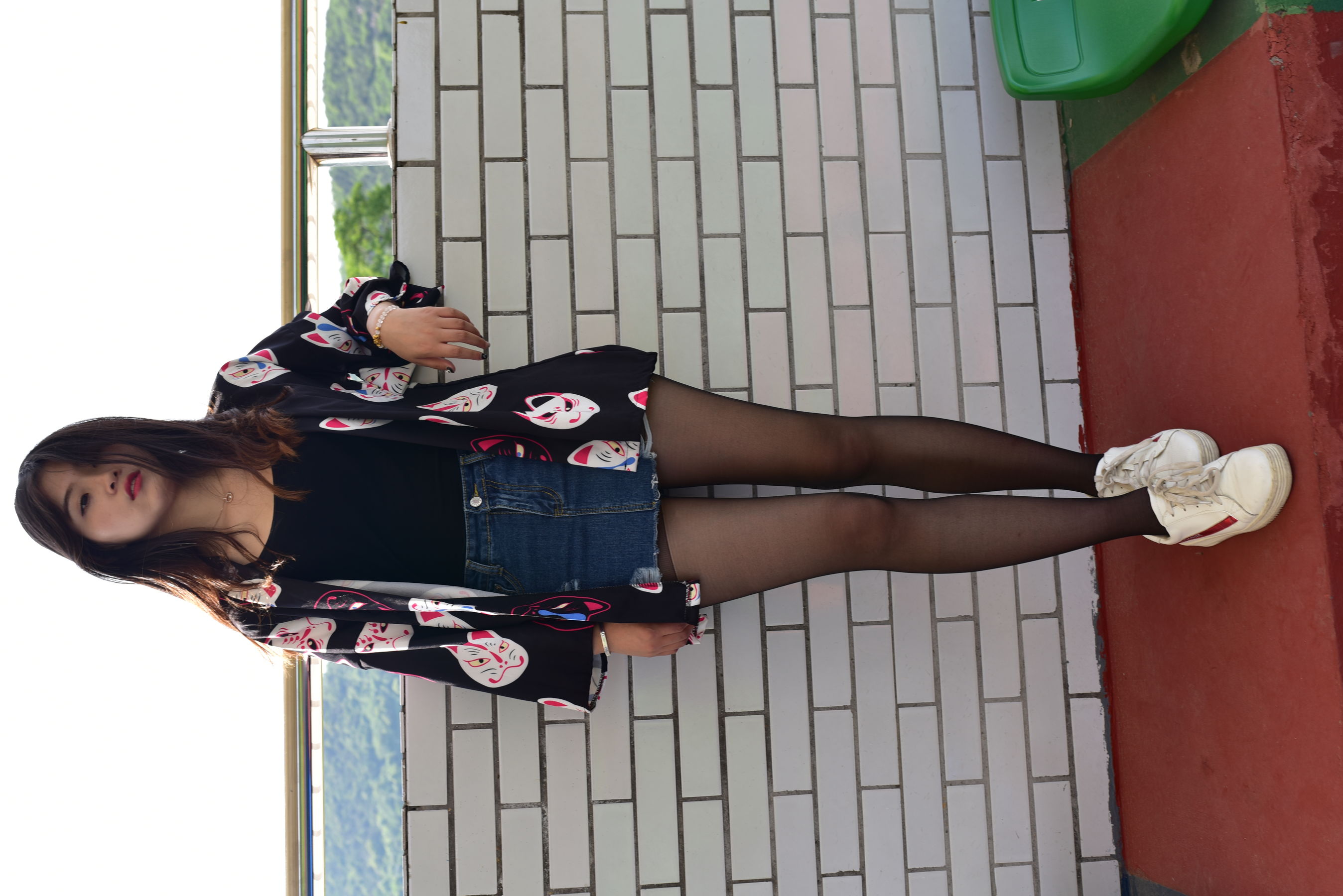 No.248 操场牛仔裙黑丝-图6