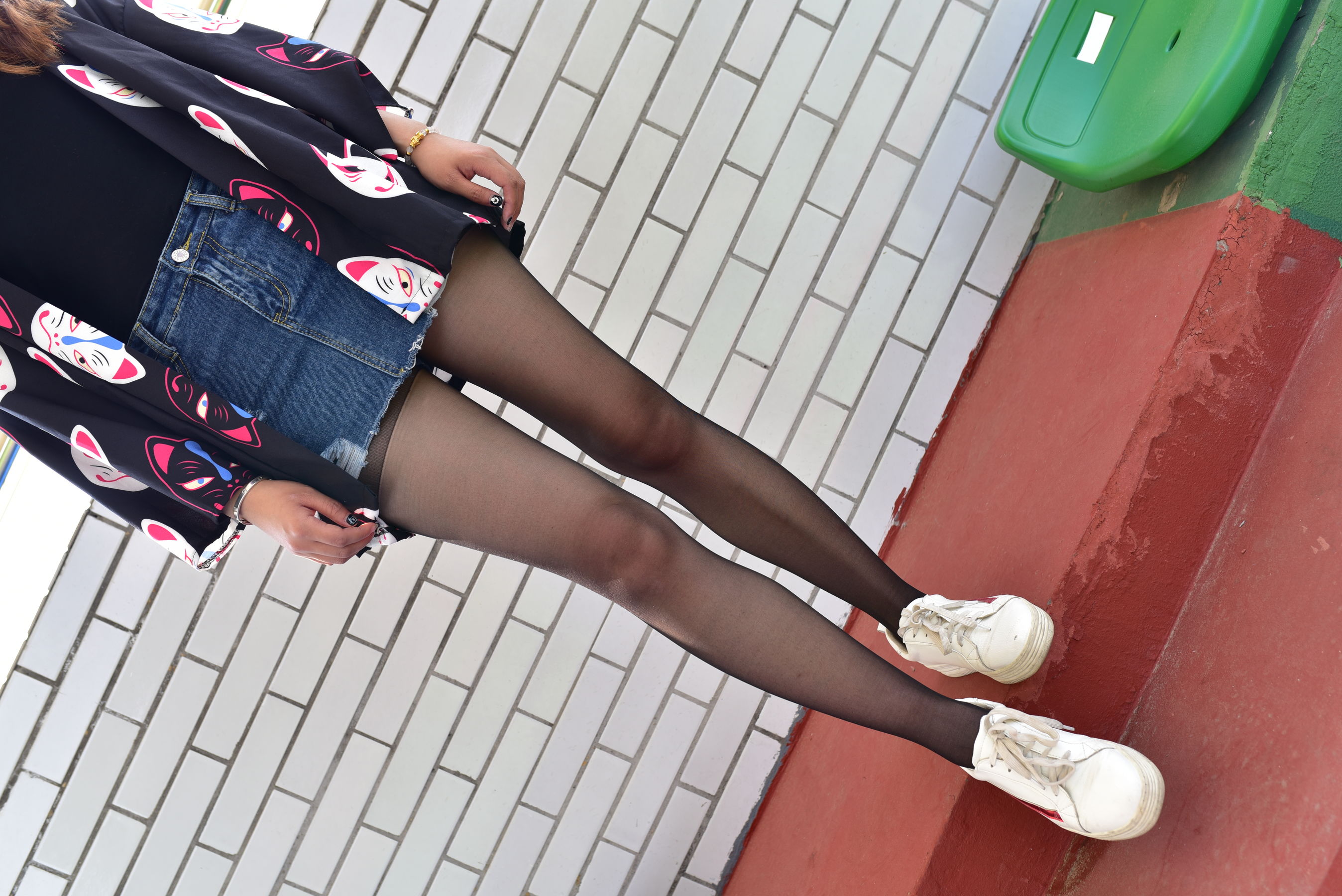 No.248 操场牛仔裙黑丝-图7