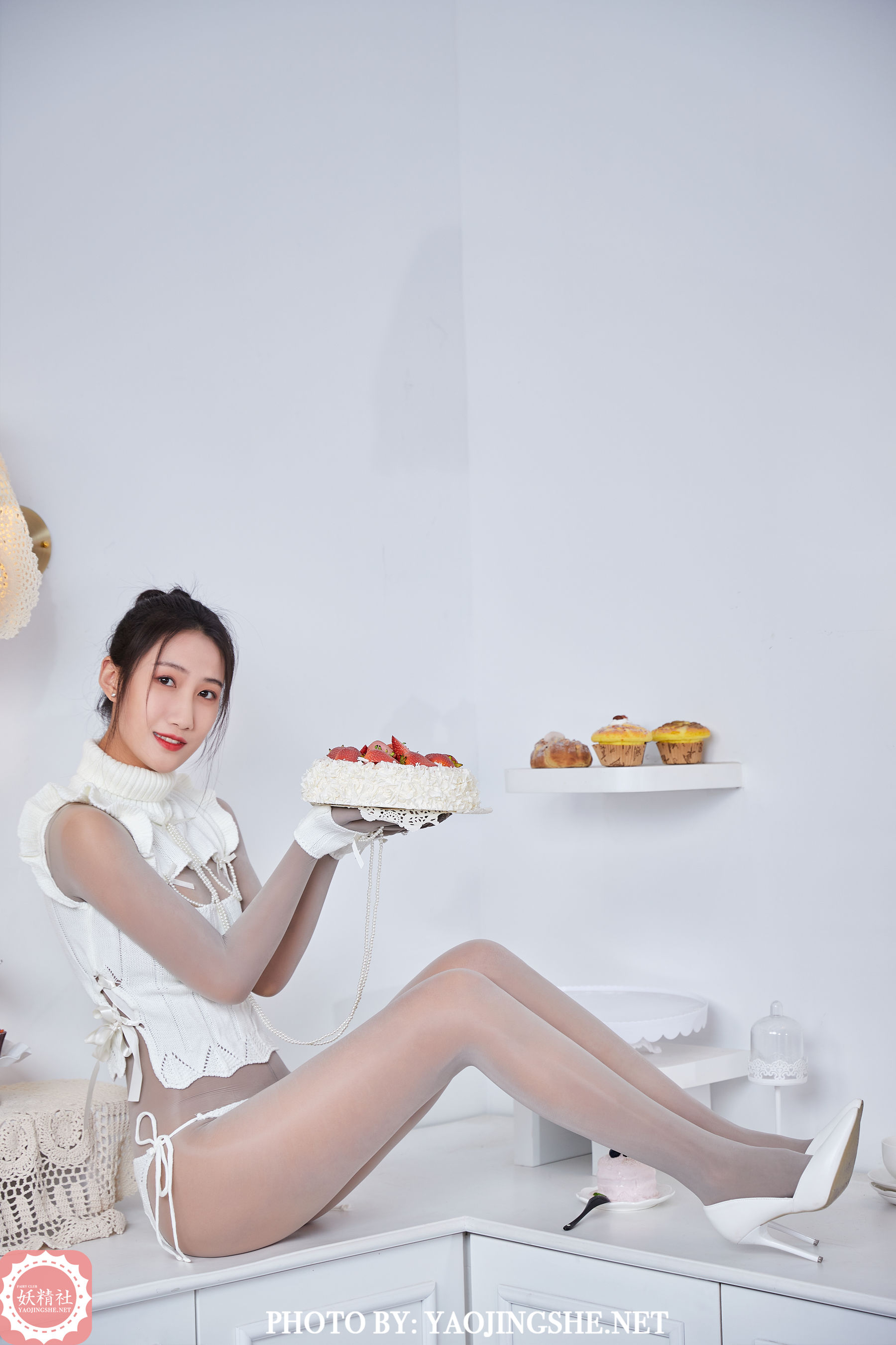 B2107 思文 连身五指袜小公主-图12