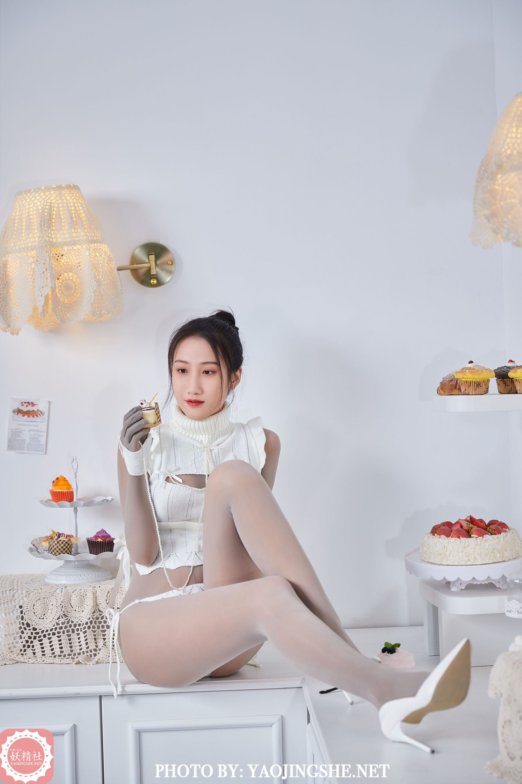 B2107 思文 连身五指袜小公主-图15