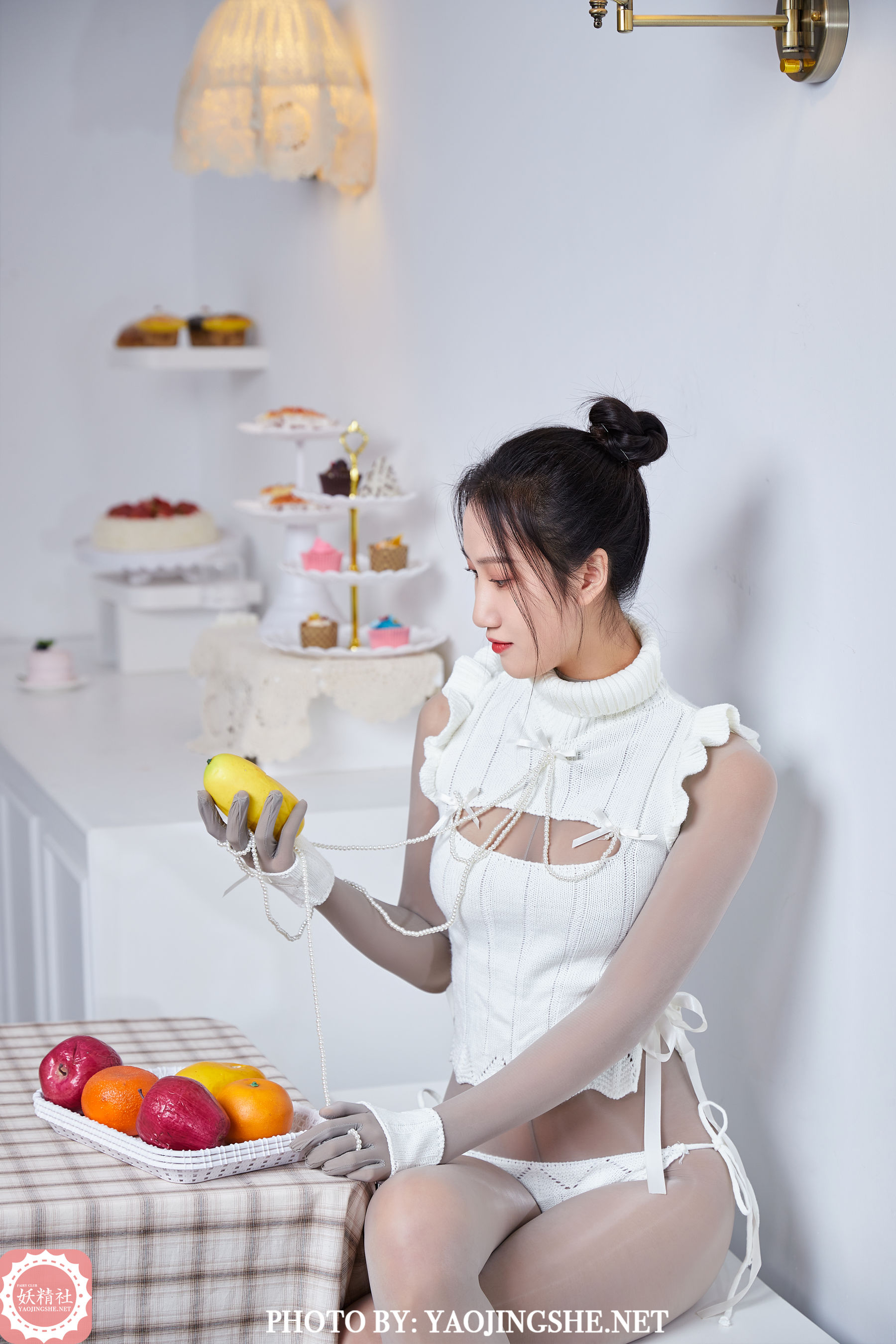 B2107 思文 连身五指袜小公主-图21