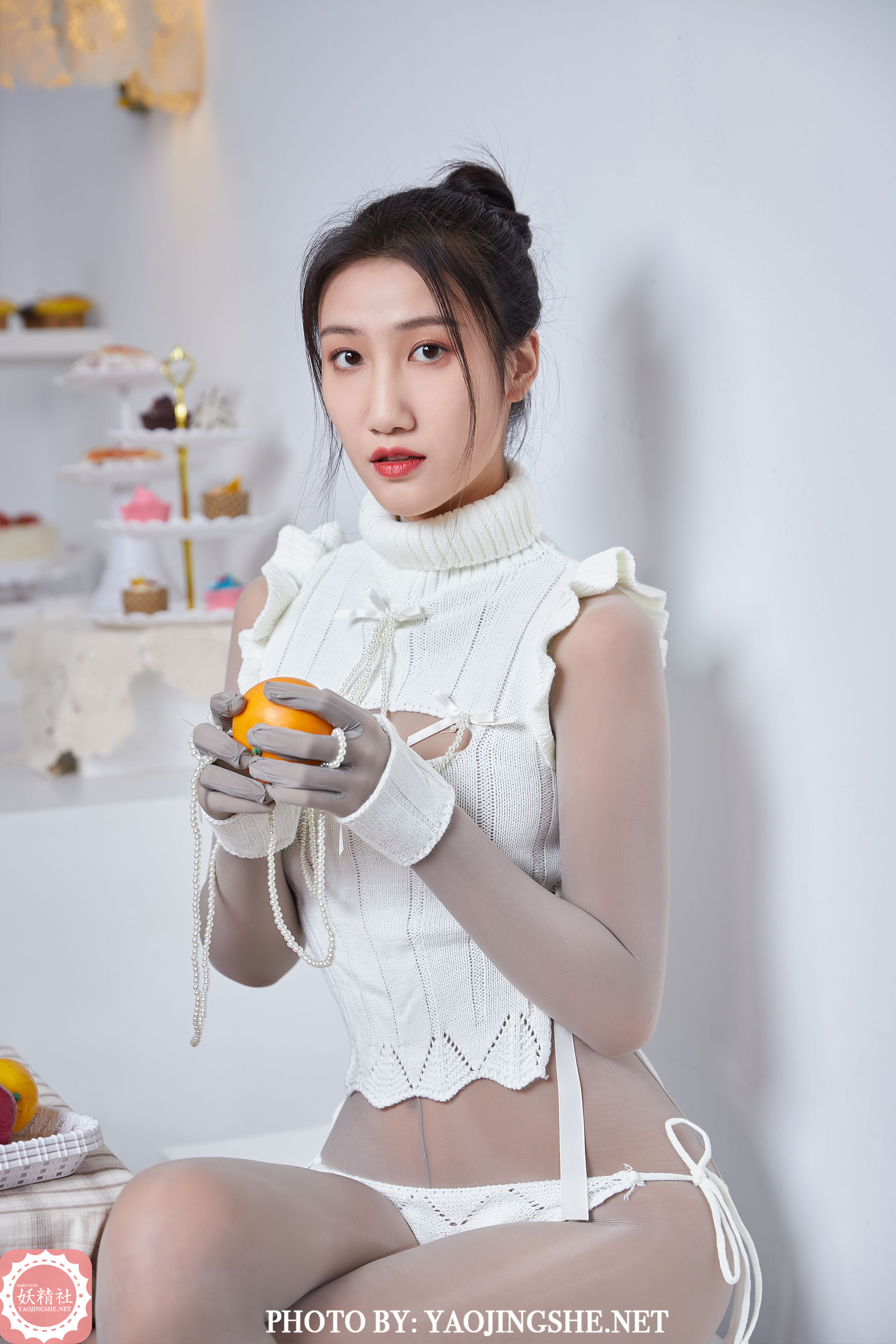 B2107 思文 连身五指袜小公主-图23