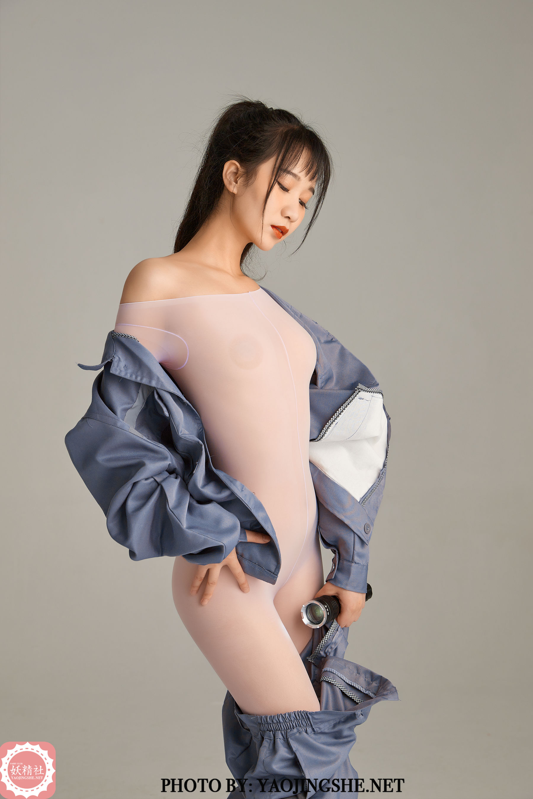 B2108 喵喵 连身维修工-图1