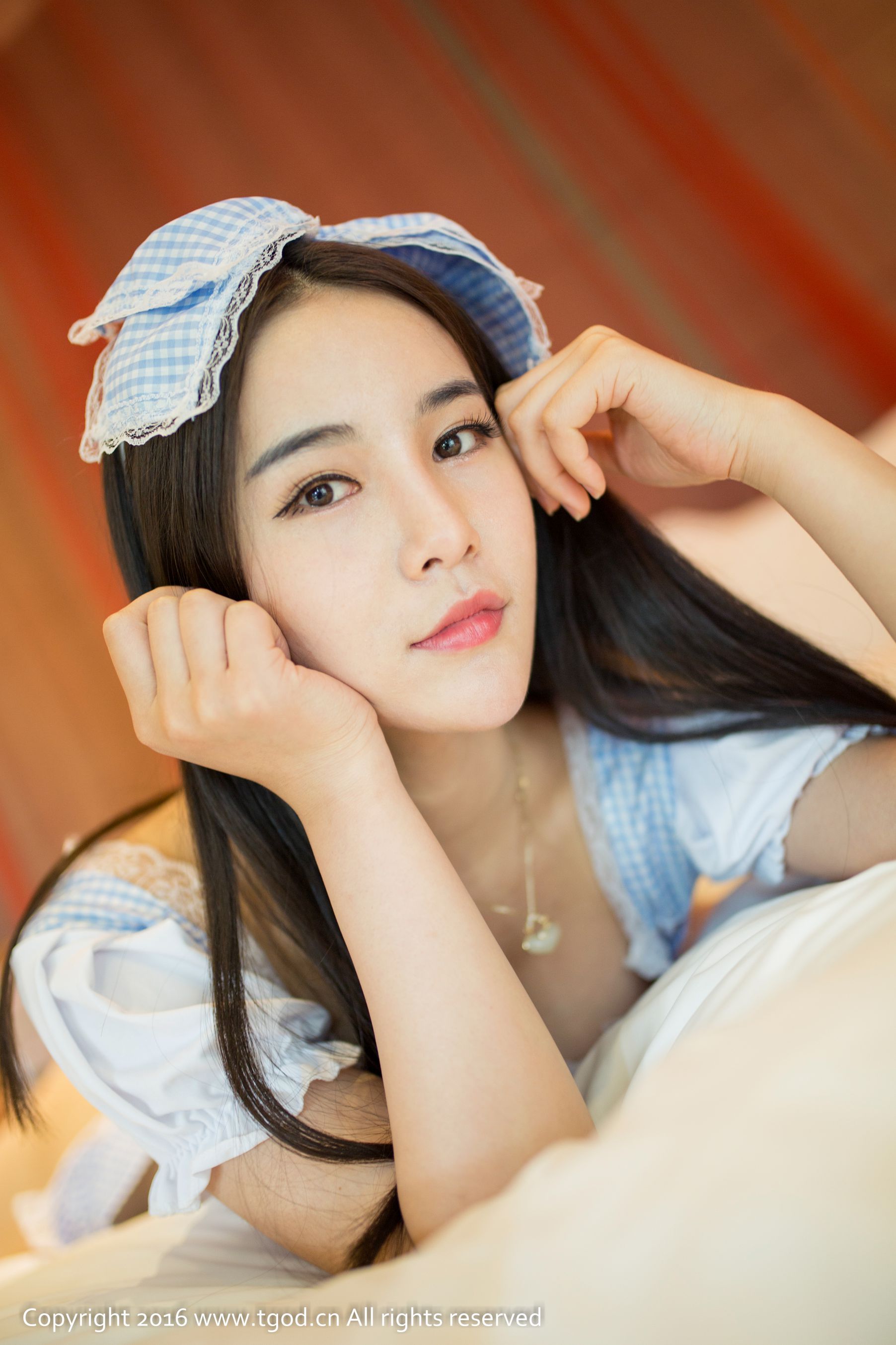 Miko《性感女仆、蕾丝翘臀诱惑》-图11