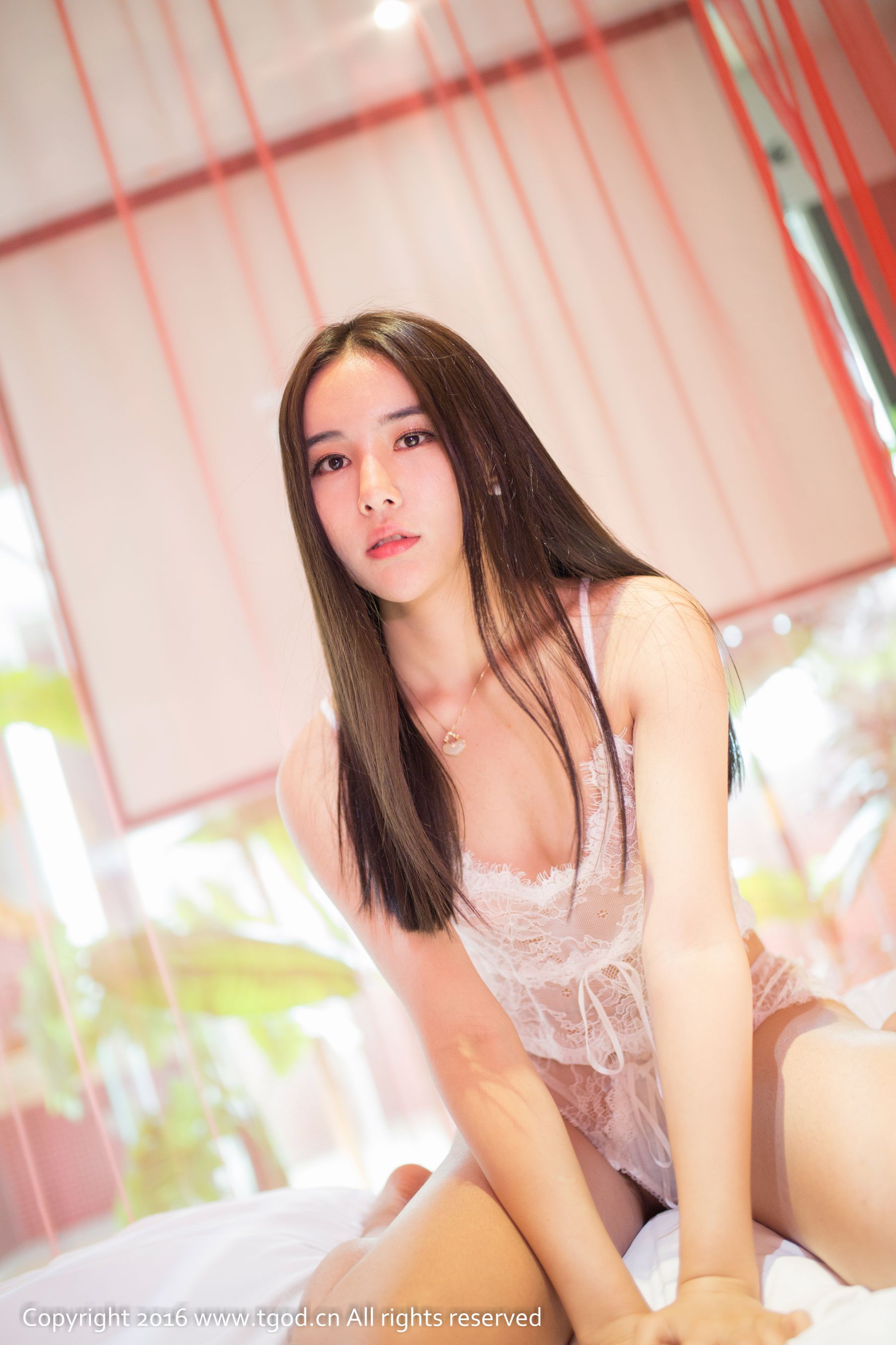 Miko《性感女仆、蕾丝翘臀诱惑》-图47