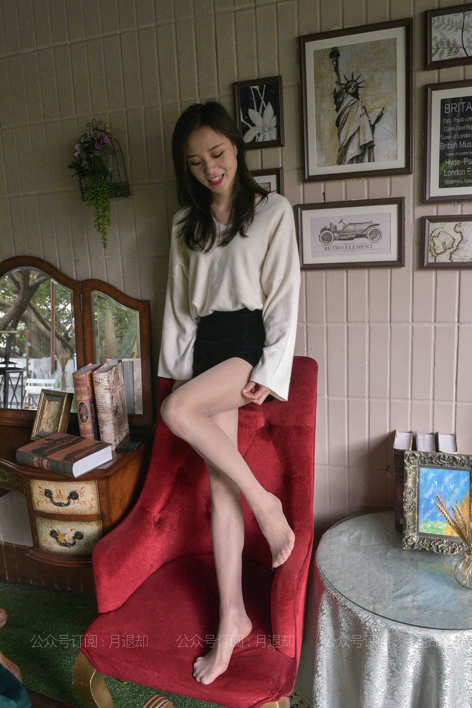 022 小六 红椅上舞蹈的肉丝-图55