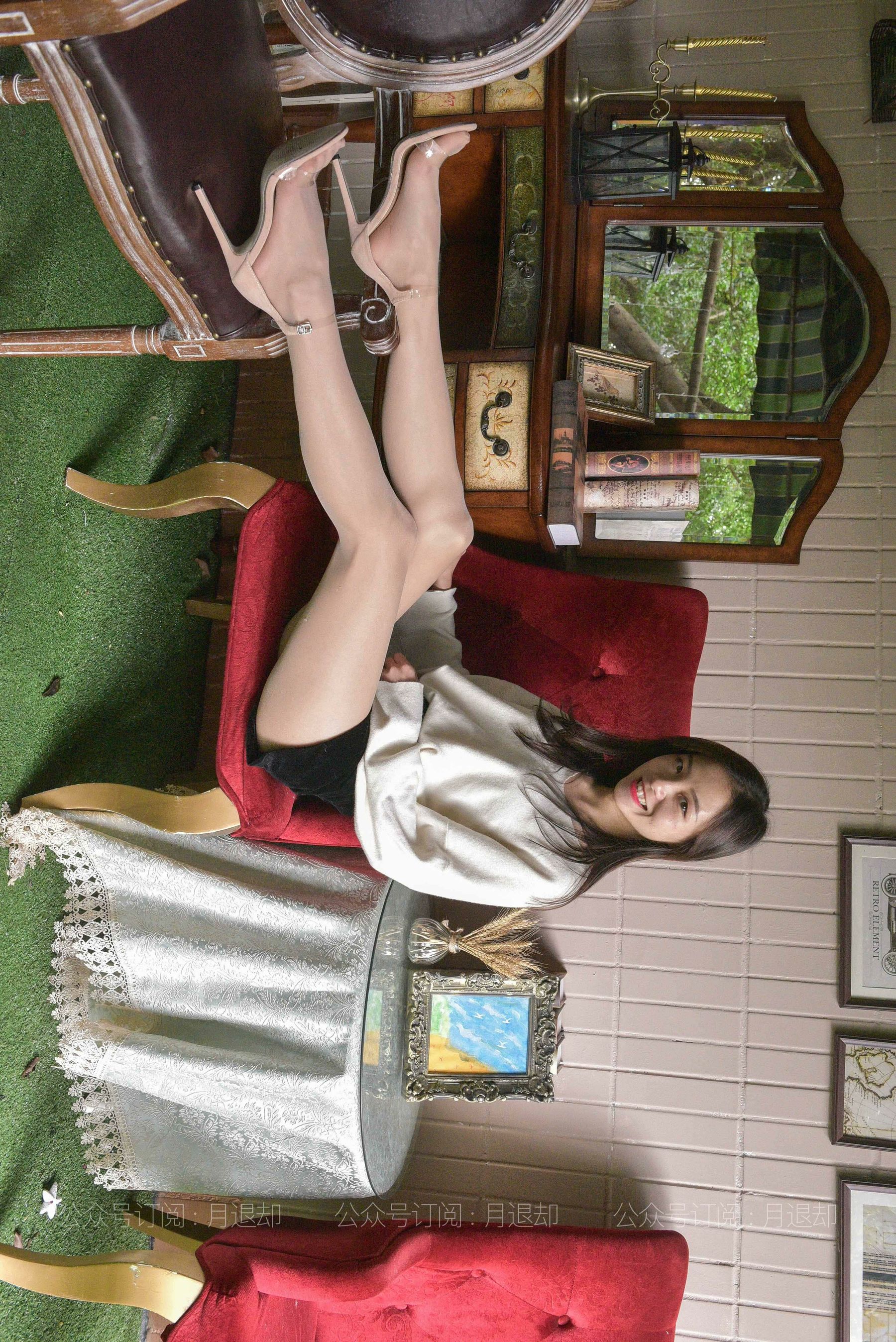 022 小六 红椅上舞蹈的肉丝-图8