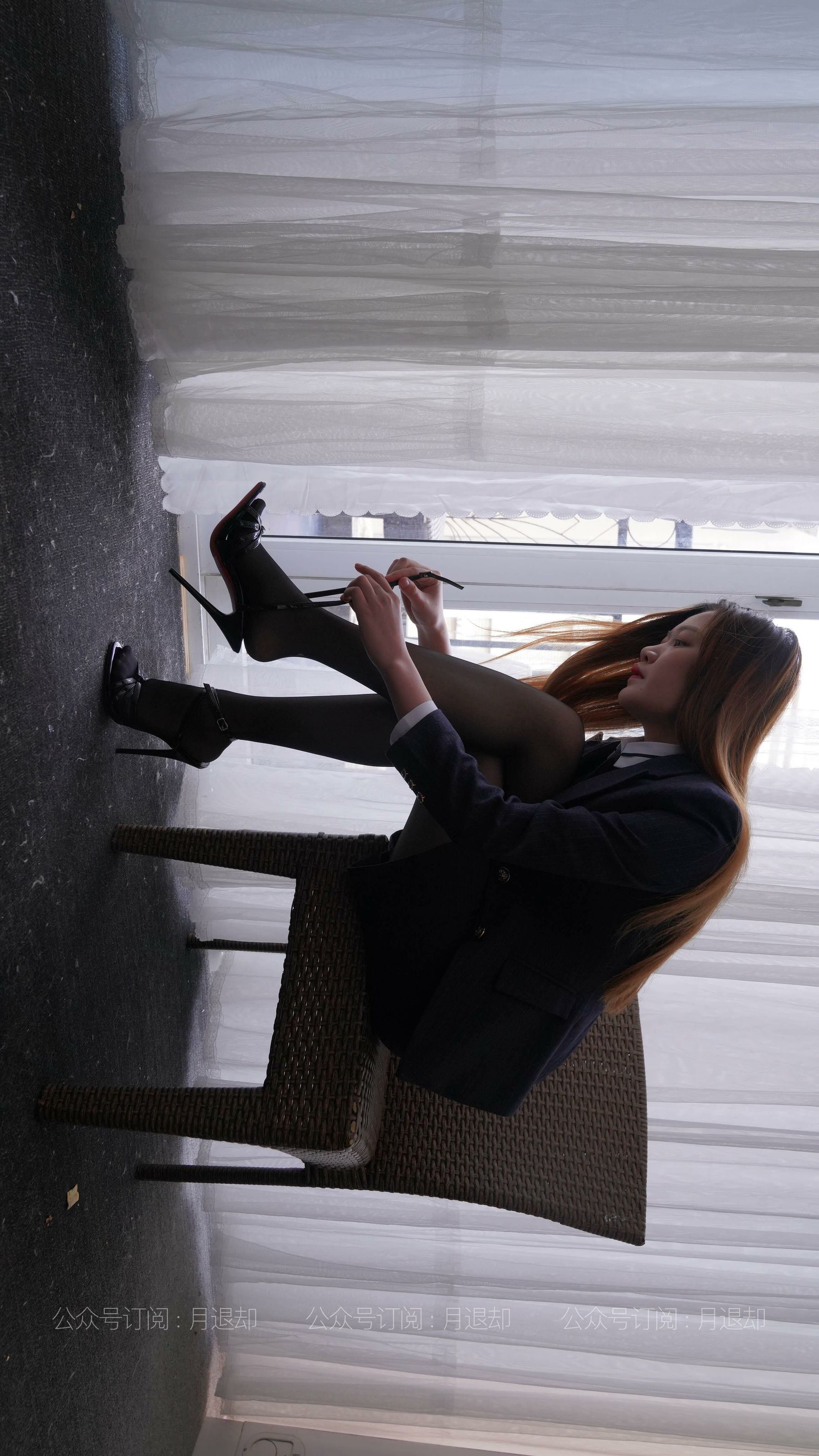 027 芊芊 黑丝职业装-图42