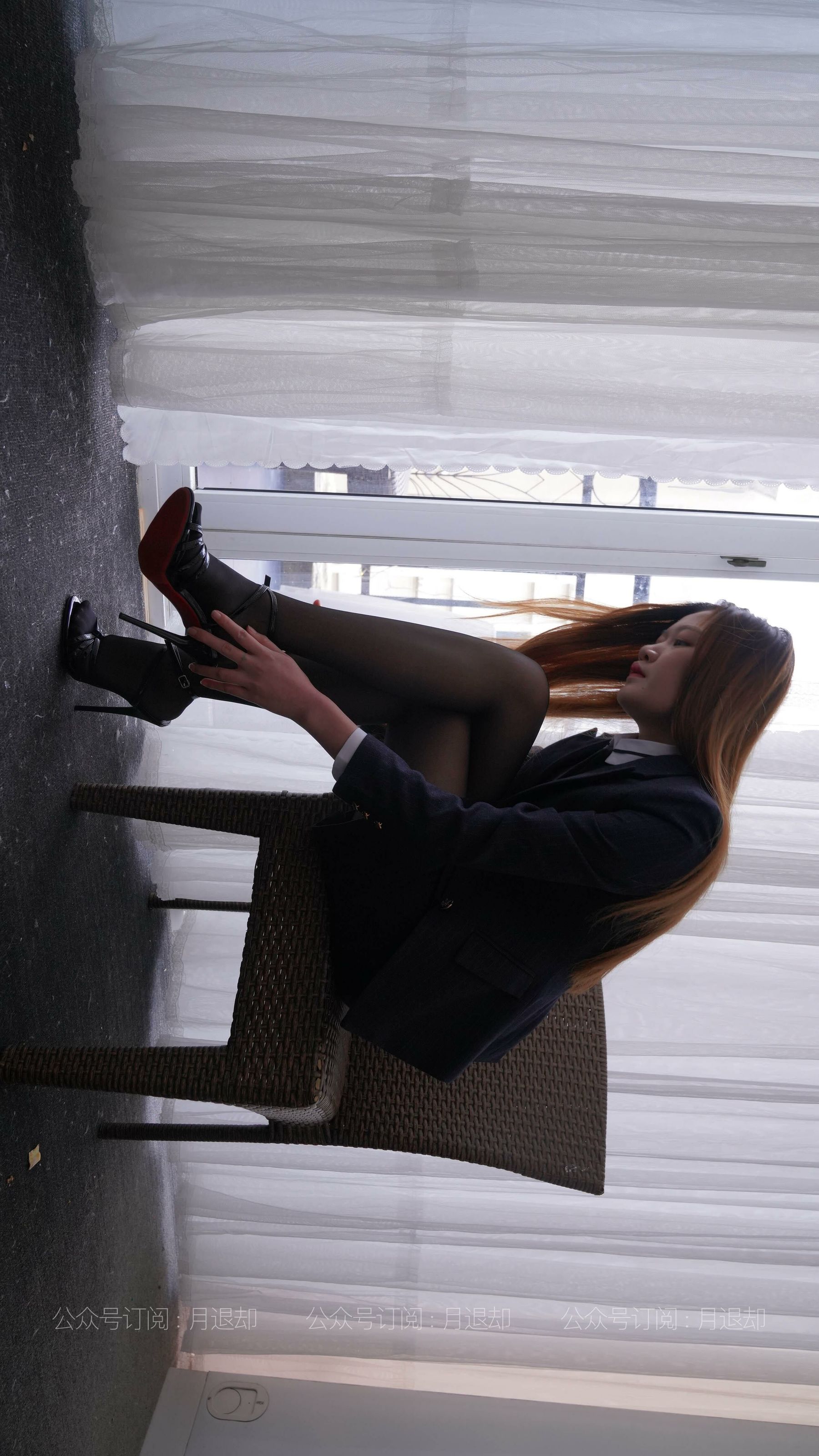 027 芊芊 黑丝职业装-图47