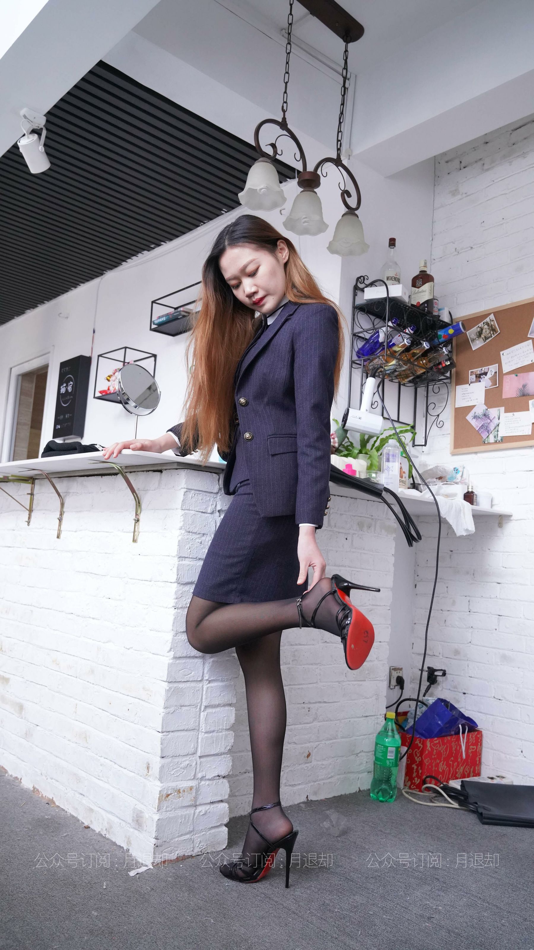 027 芊芊 黑丝职业装-图65