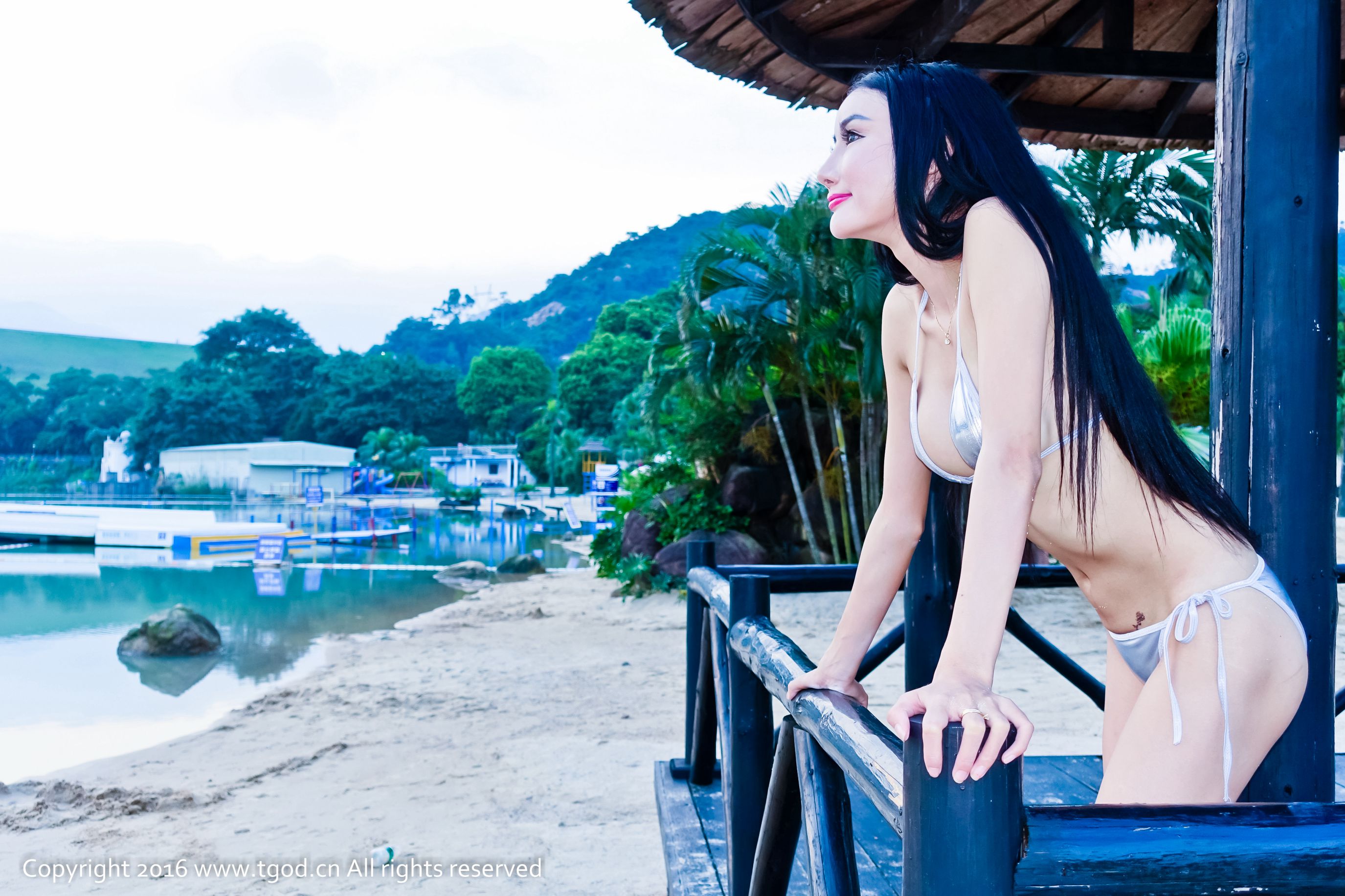 婕西儿jessie《古兜温泉旅拍》释放香艳的小妖精-图11