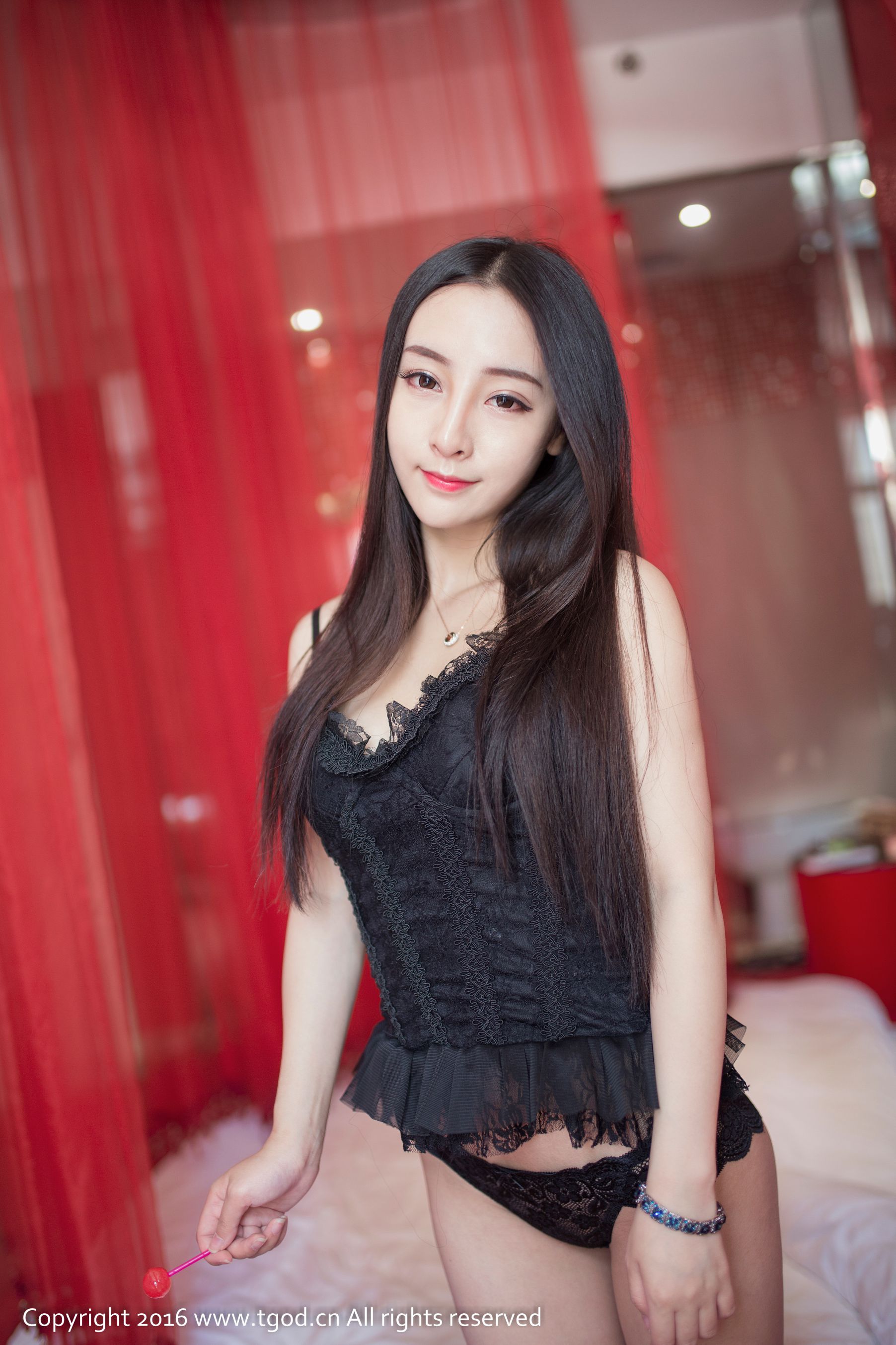 陳Vicky《娇娇欲滴大红唇》-图12