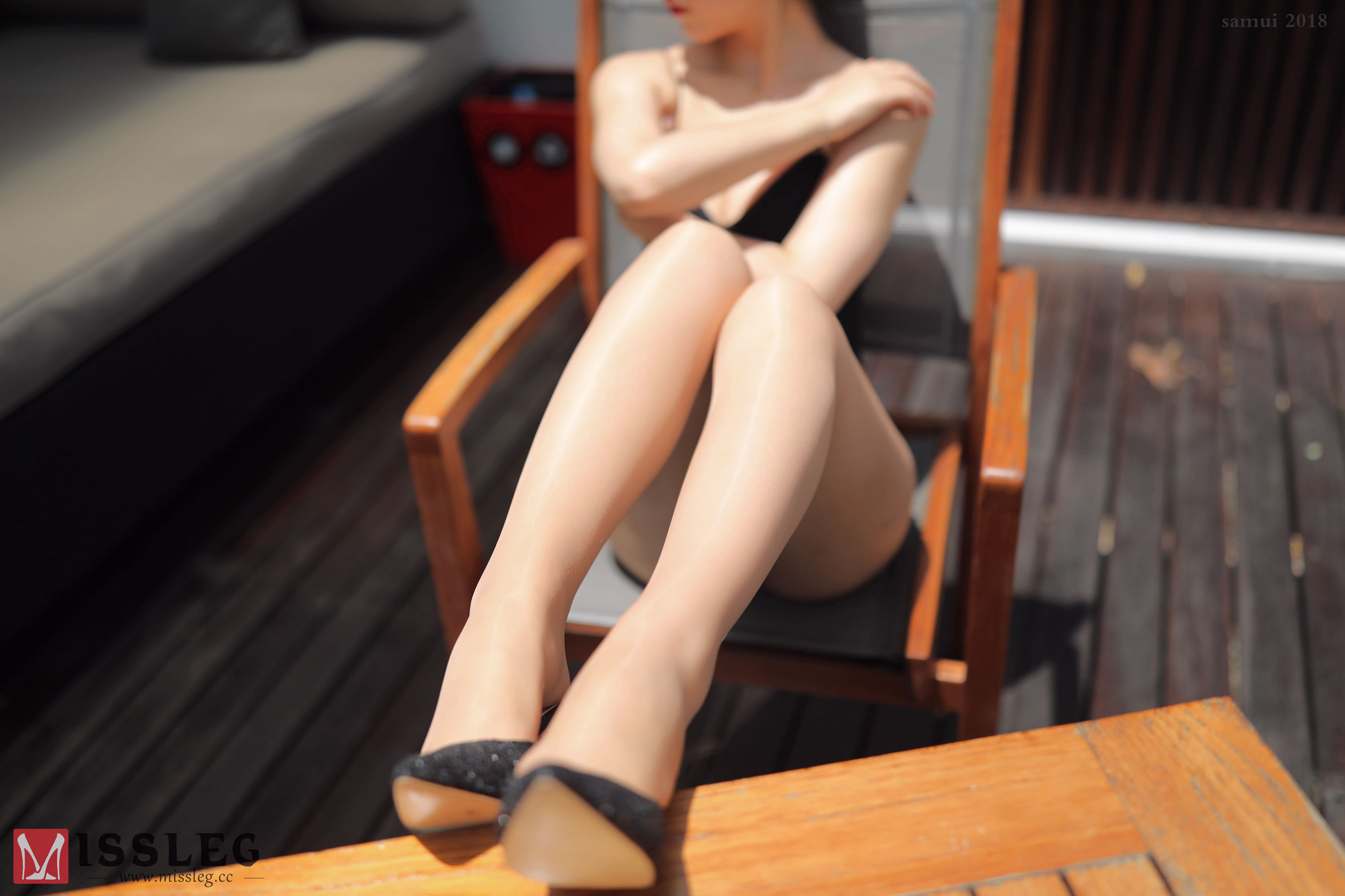 苏梅岛旅拍众筹系列 L001 乔依琳 牛仔短裤-图2