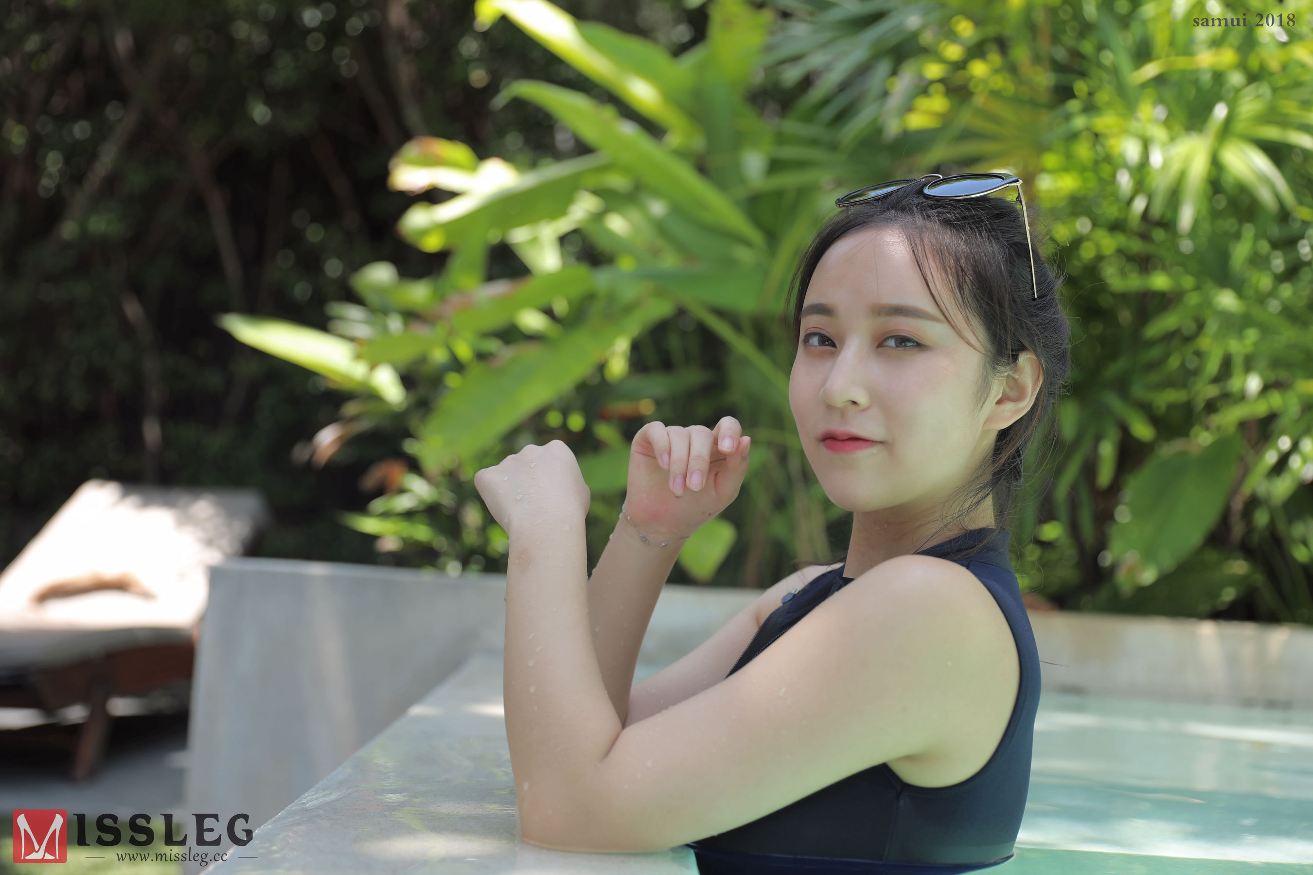 苏梅岛旅拍众筹系列 L002 乔依琳 透视白纱-图19