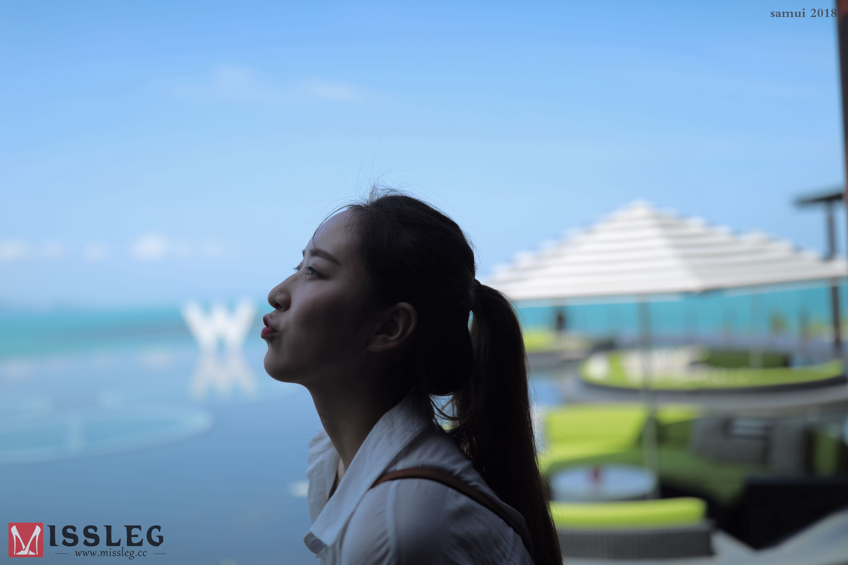 苏梅岛旅拍众筹系列 L002 乔依琳 透视白纱-图25