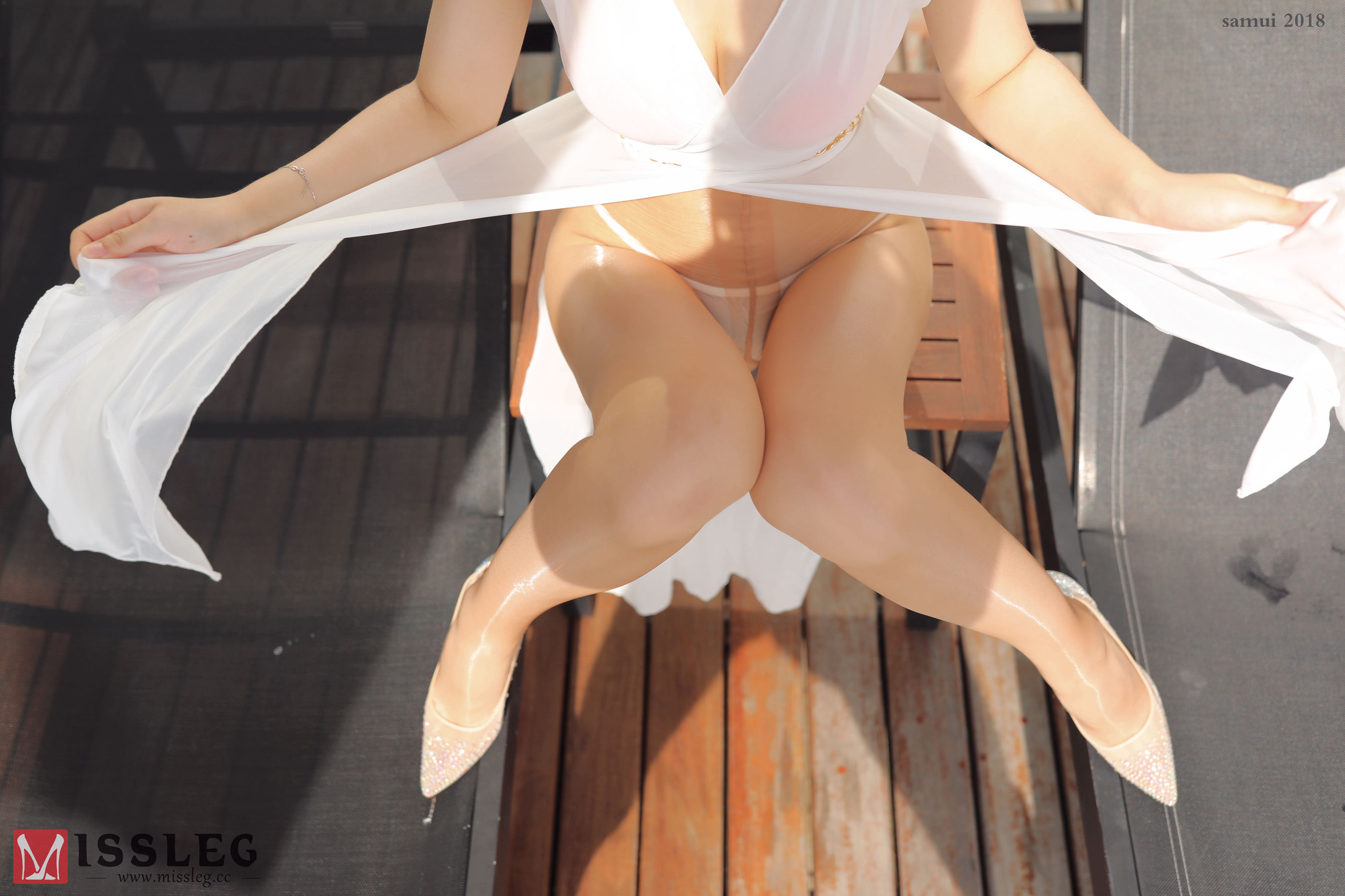 苏梅岛旅拍众筹系列 L002 乔依琳 透视白纱-图64