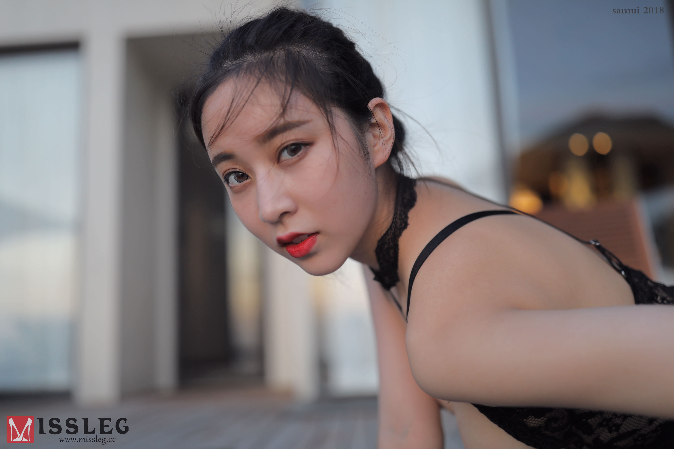 苏梅岛旅拍众筹系列 L003 乔依琳 黑色连体-图34