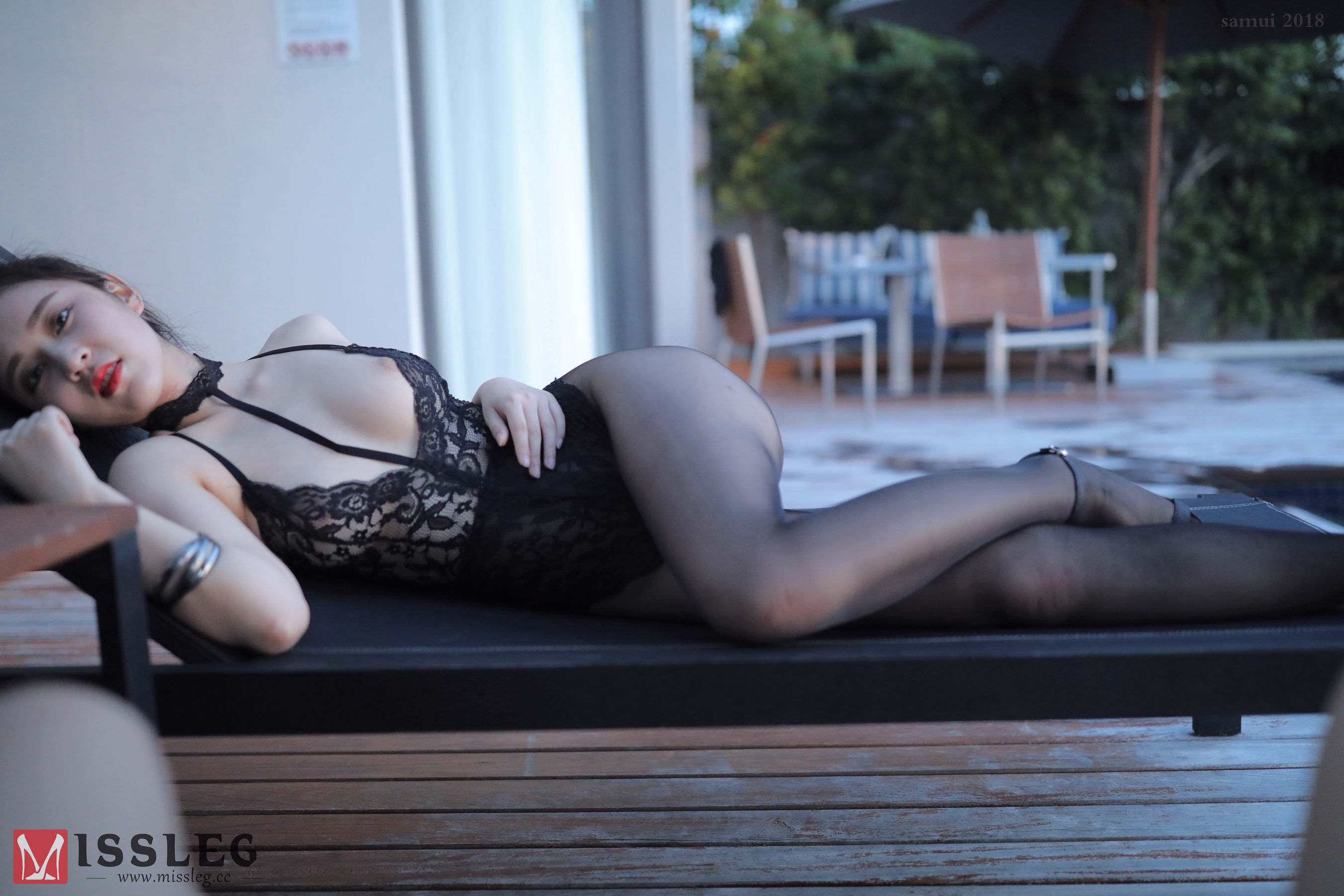 苏梅岛旅拍众筹系列 L003 乔依琳 黑色连体-图40