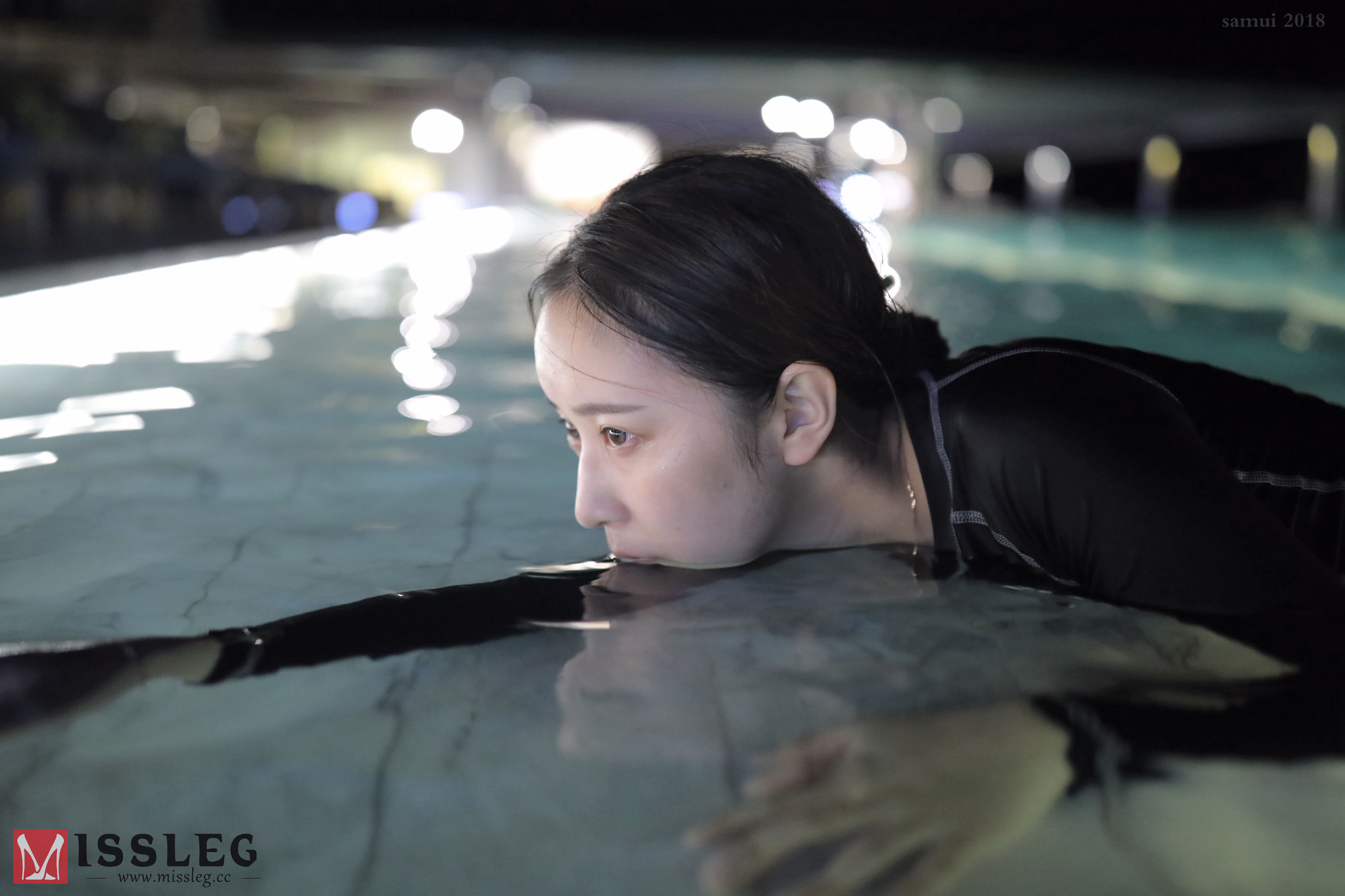 苏梅岛旅拍众筹系列 L005 乔依琳 蛇皮连体空姐旗袍-图2