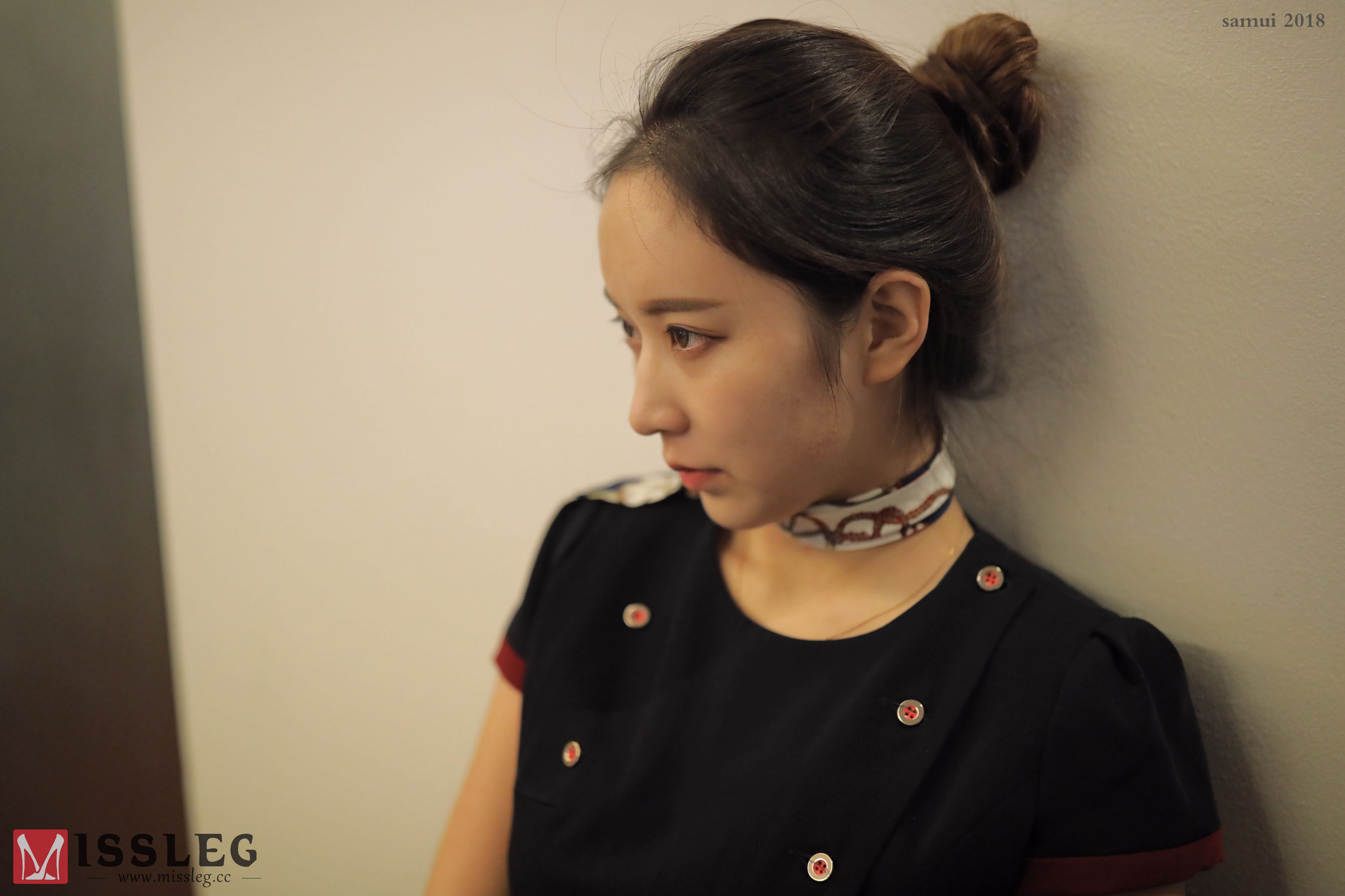 苏梅岛旅拍众筹系列 L005 乔依琳 蛇皮连体空姐旗袍-图32