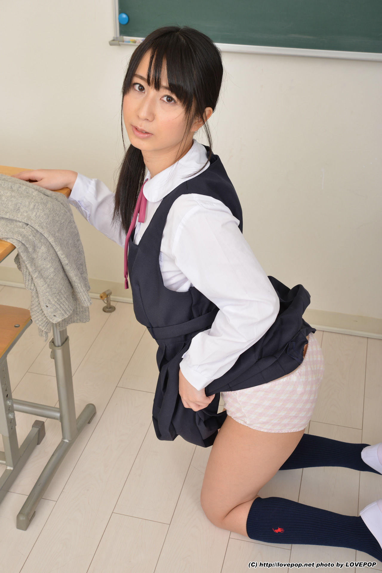 Sora Shiina 泉水蒼空 Shameful lady ! Uniform - PPV-图42