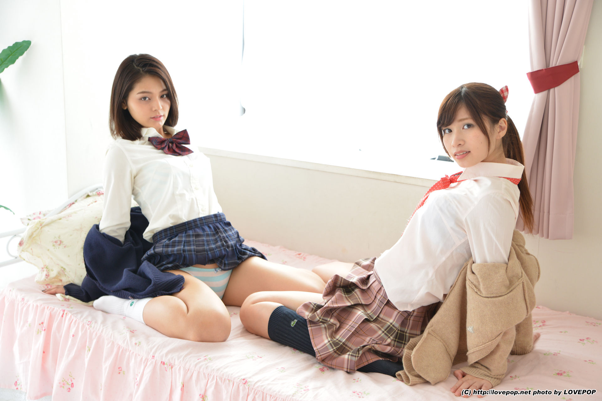 Tsubasa Akimoto 秋本翼&Ria Sato 佐藤理亜 Uniform cardigan - PPV-图52