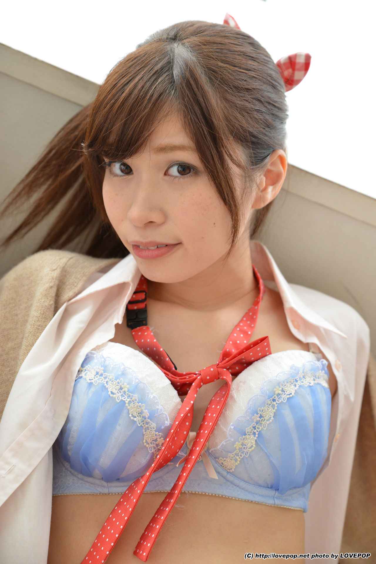 Tsubasa Akimoto 秋本翼&Ria Sato 佐藤理亜 Uniform cardigan - PPV-图74