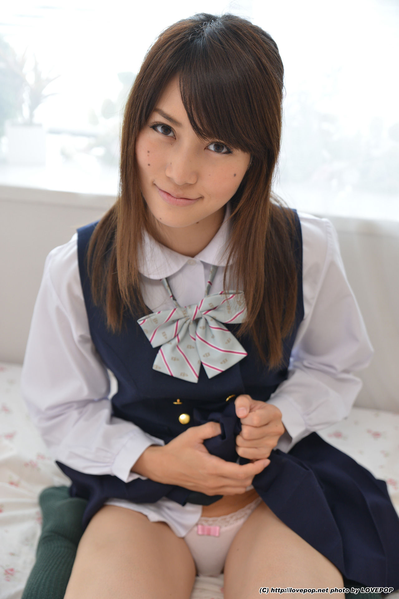 Yamaguchi Ayaka 山口彩加 Stairway Voyeur T-back! ! Uniform vest - PPV-图54