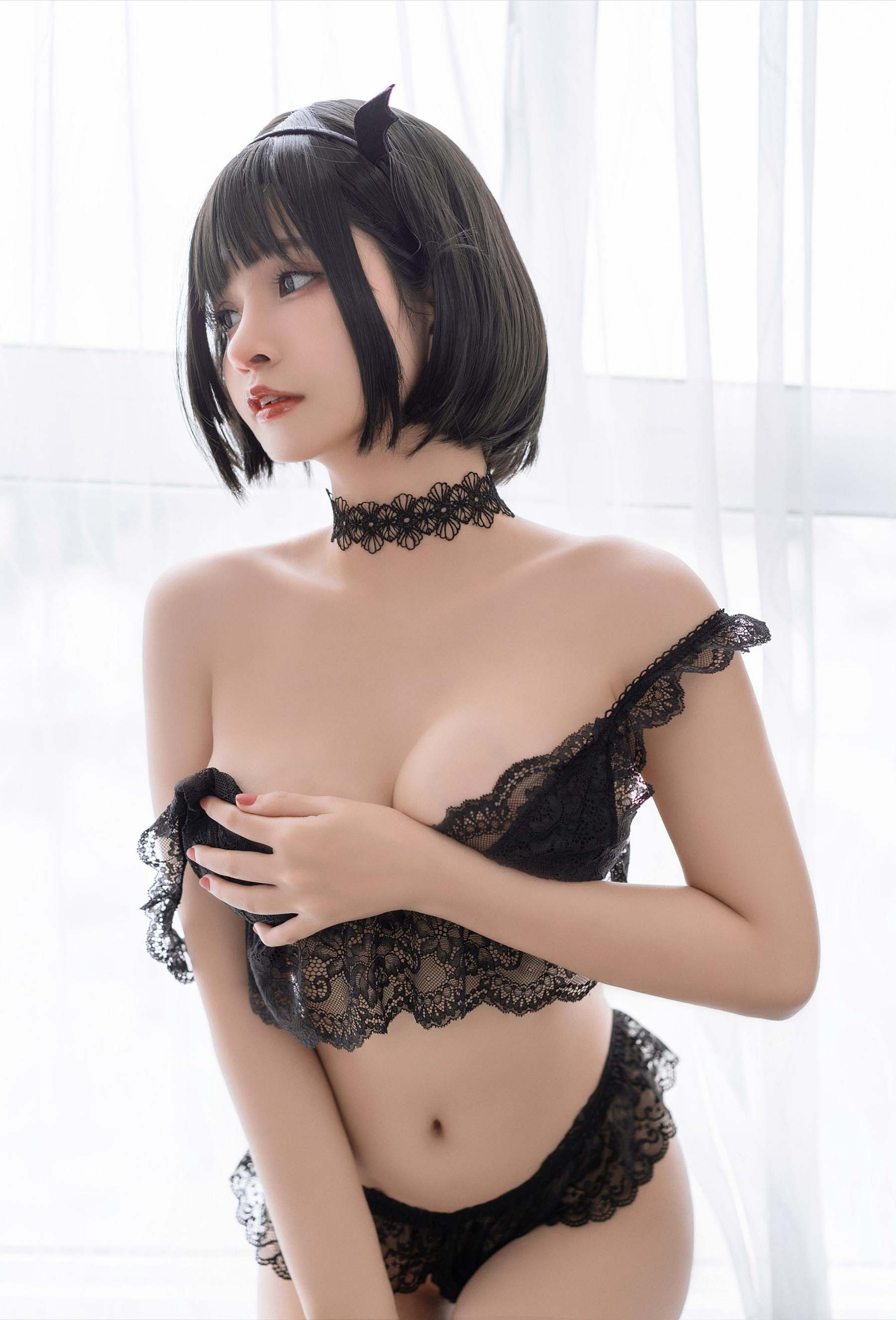 Azami福利 - Black Lace-图13
