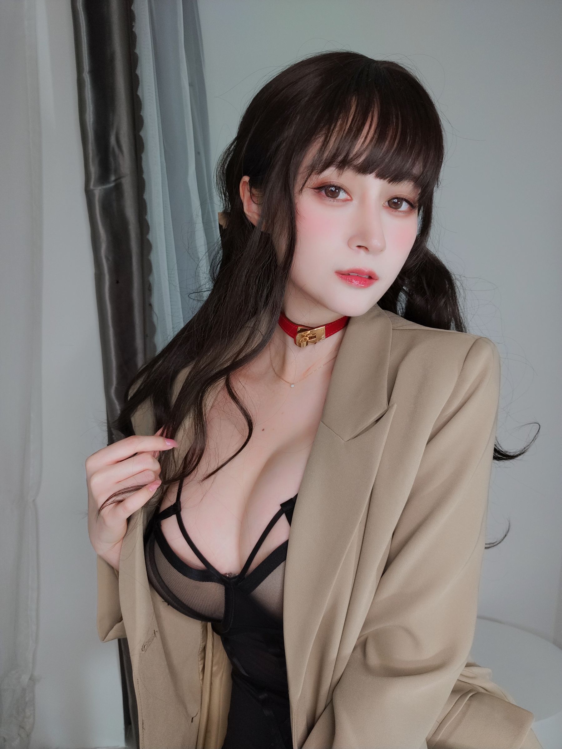 Coser小姐姐白银 - 黑丝OL情趣-图29