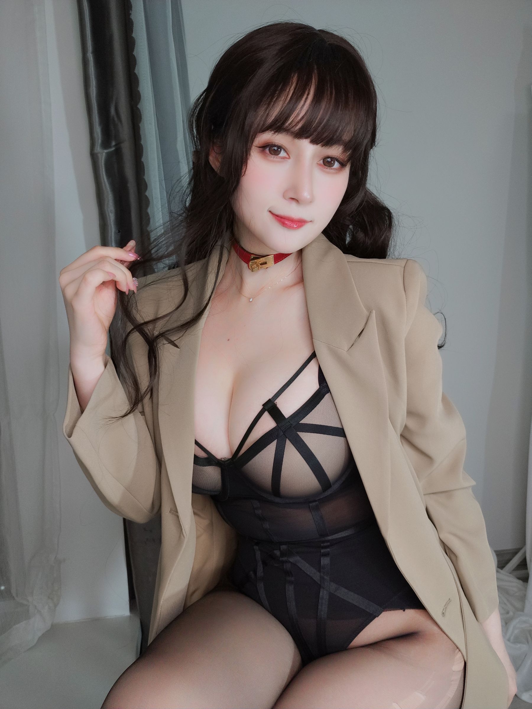 Coser小姐姐白银 - 黑丝OL情趣-图31