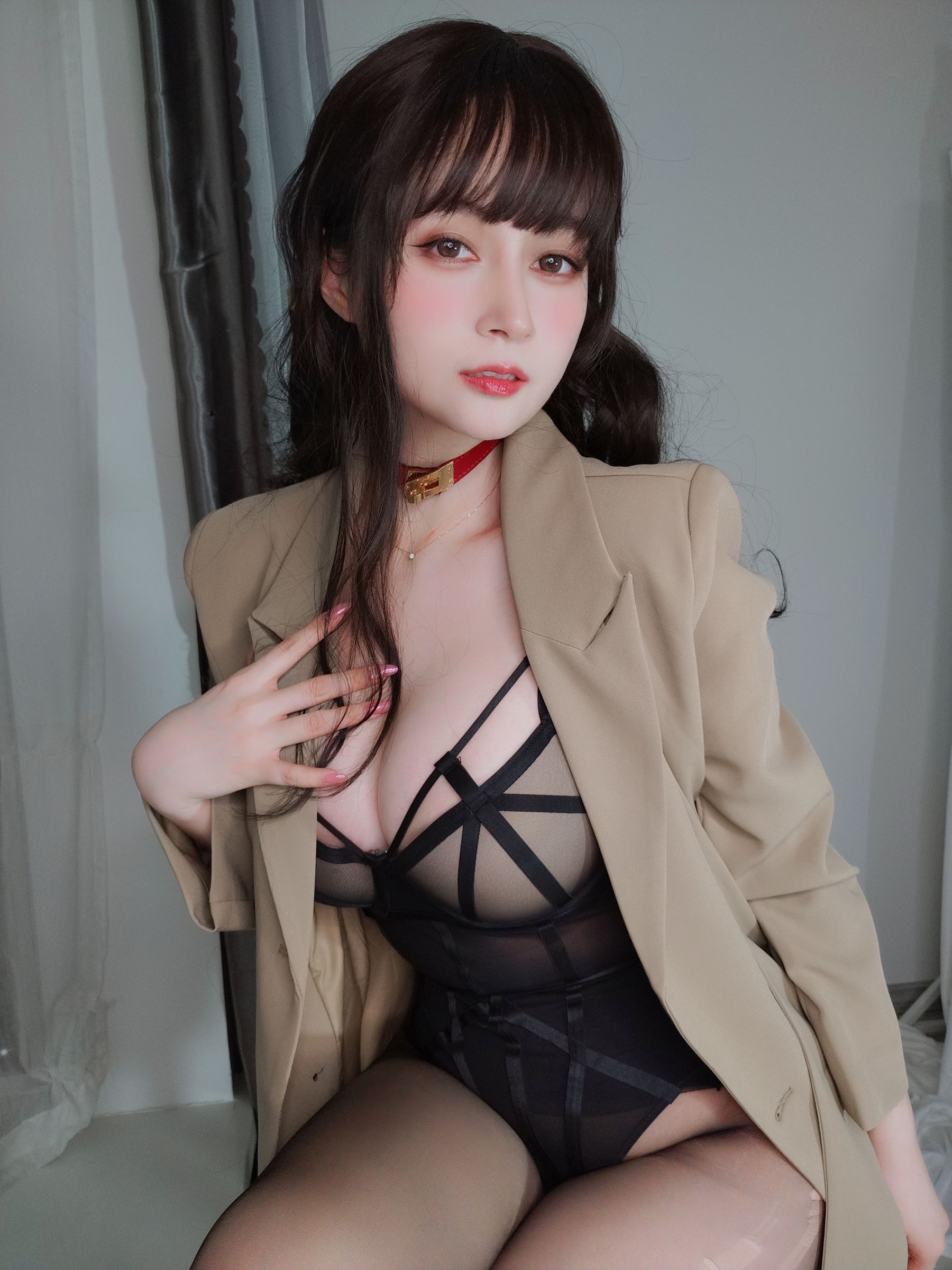 Coser小姐姐白银 - 黑丝OL情趣-图33