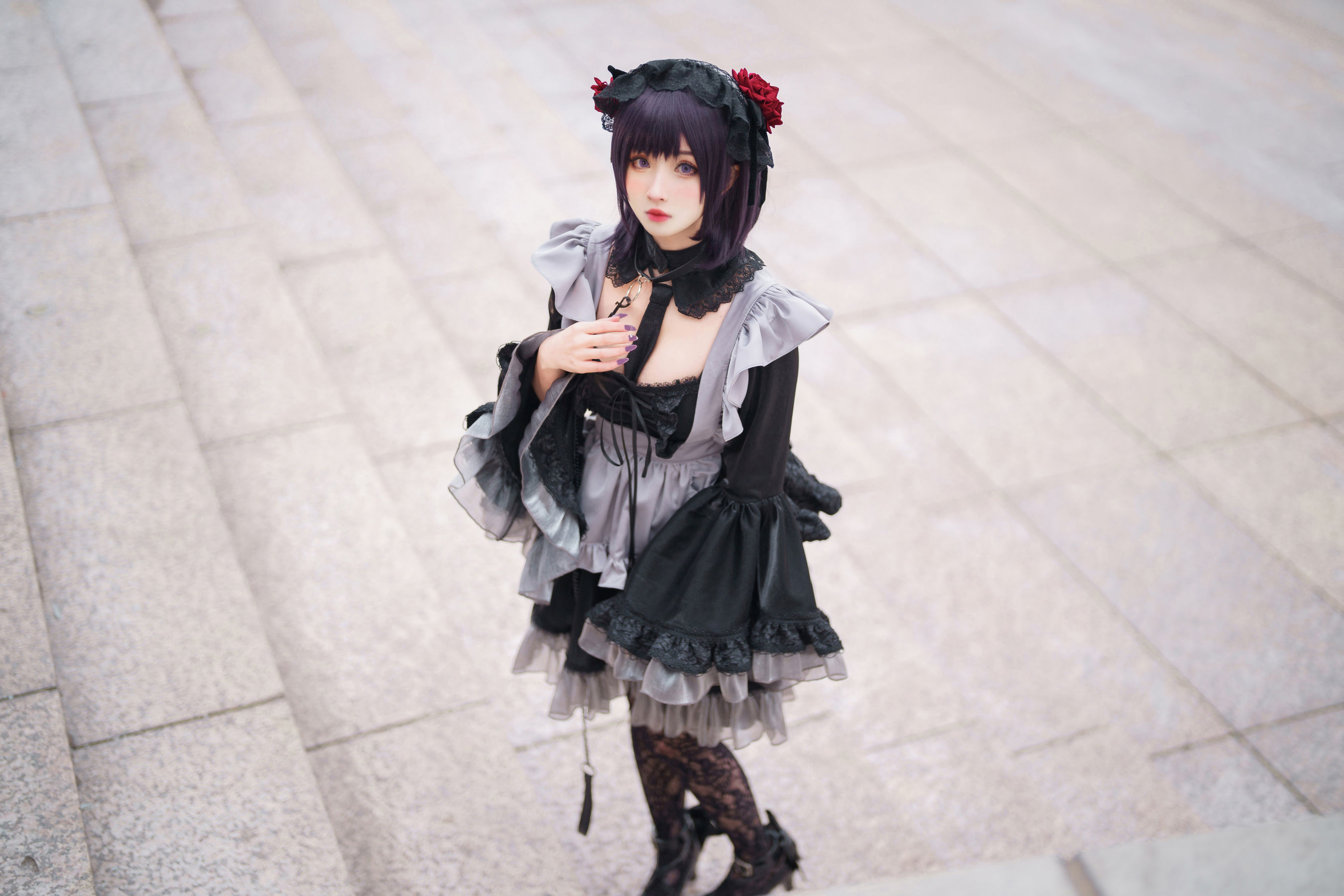 COS福利rioko凉凉子(肉扣热热子) - 黑江雫 漫展篇 海梦-图12