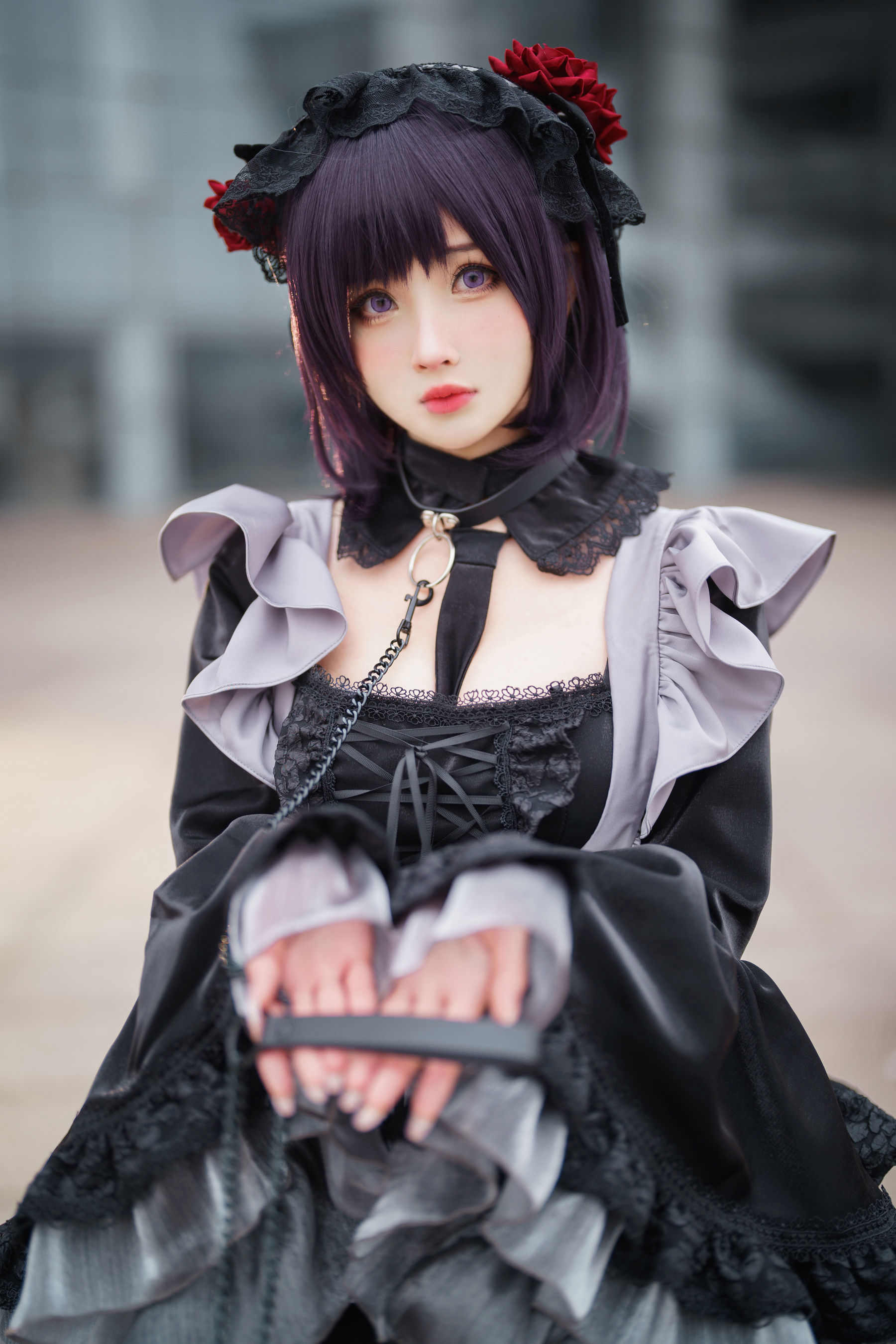 COS福利rioko凉凉子(肉扣热热子) - 黑江雫 漫展篇 海梦-图13