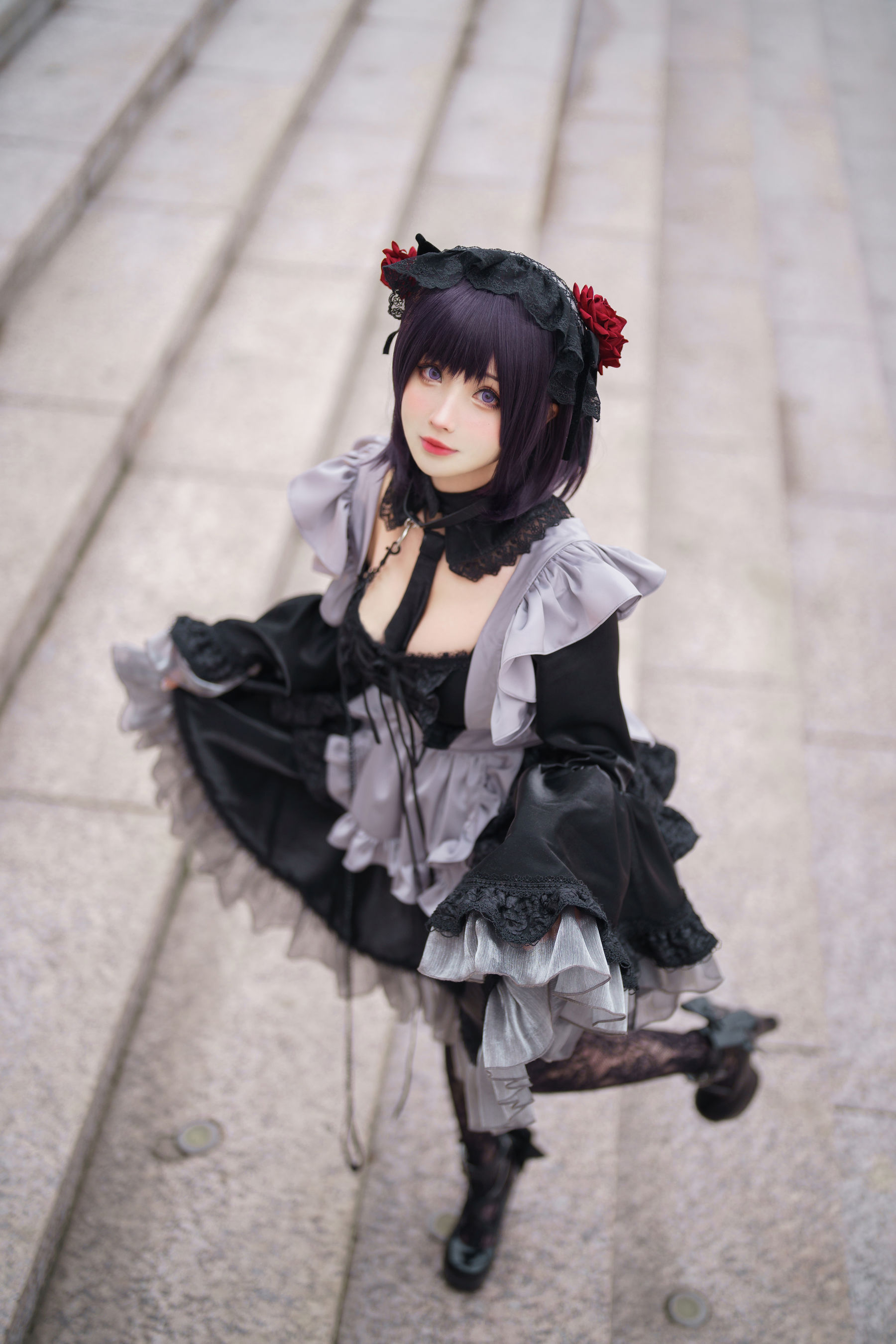 COS福利rioko凉凉子(肉扣热热子) - 黑江雫 漫展篇 海梦-图15