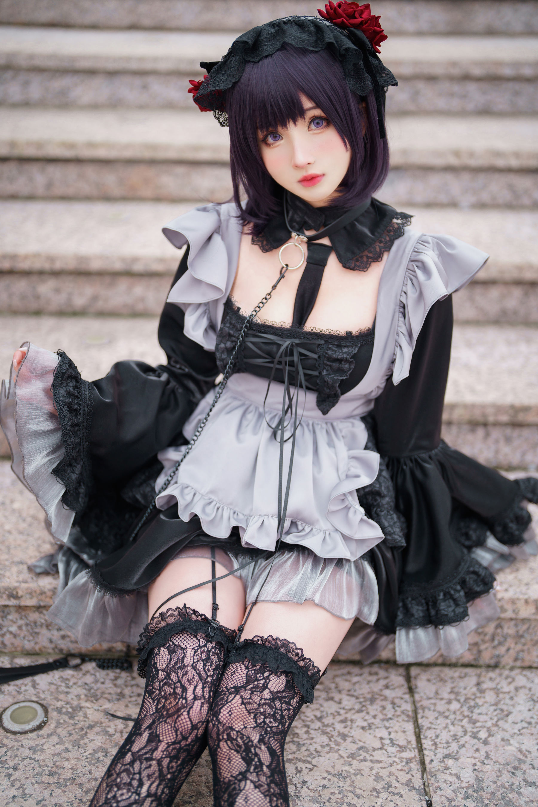 COS福利rioko凉凉子(肉扣热热子) - 黑江雫 漫展篇 海梦-图18