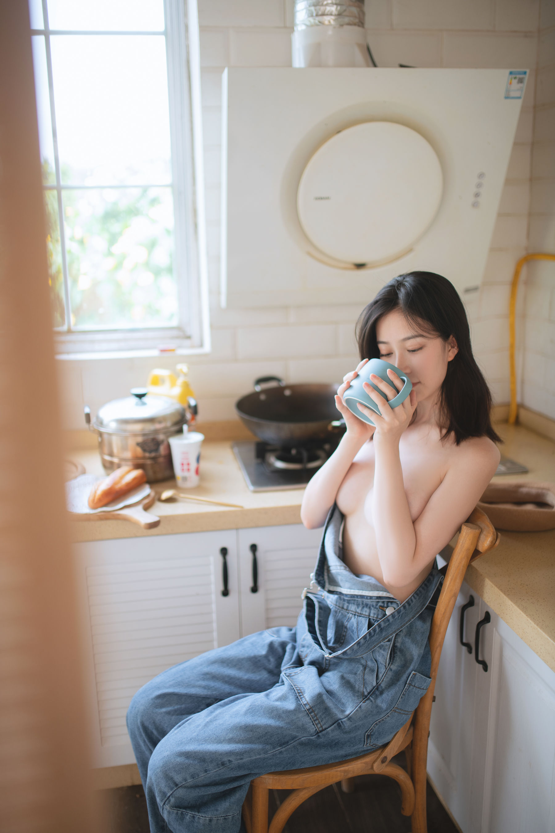 Nnian - 背带裤-图20