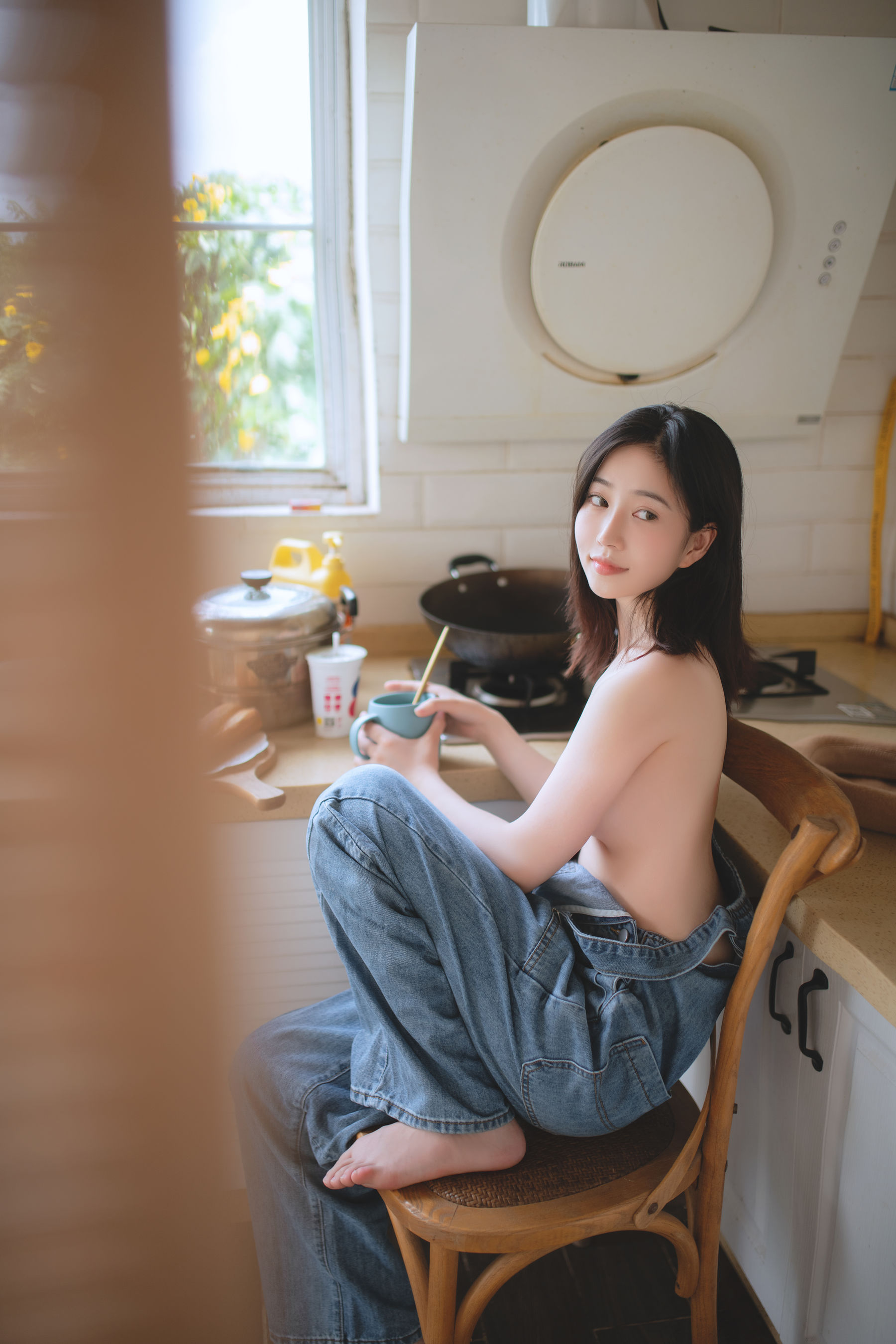 Nnian - 背带裤-图22