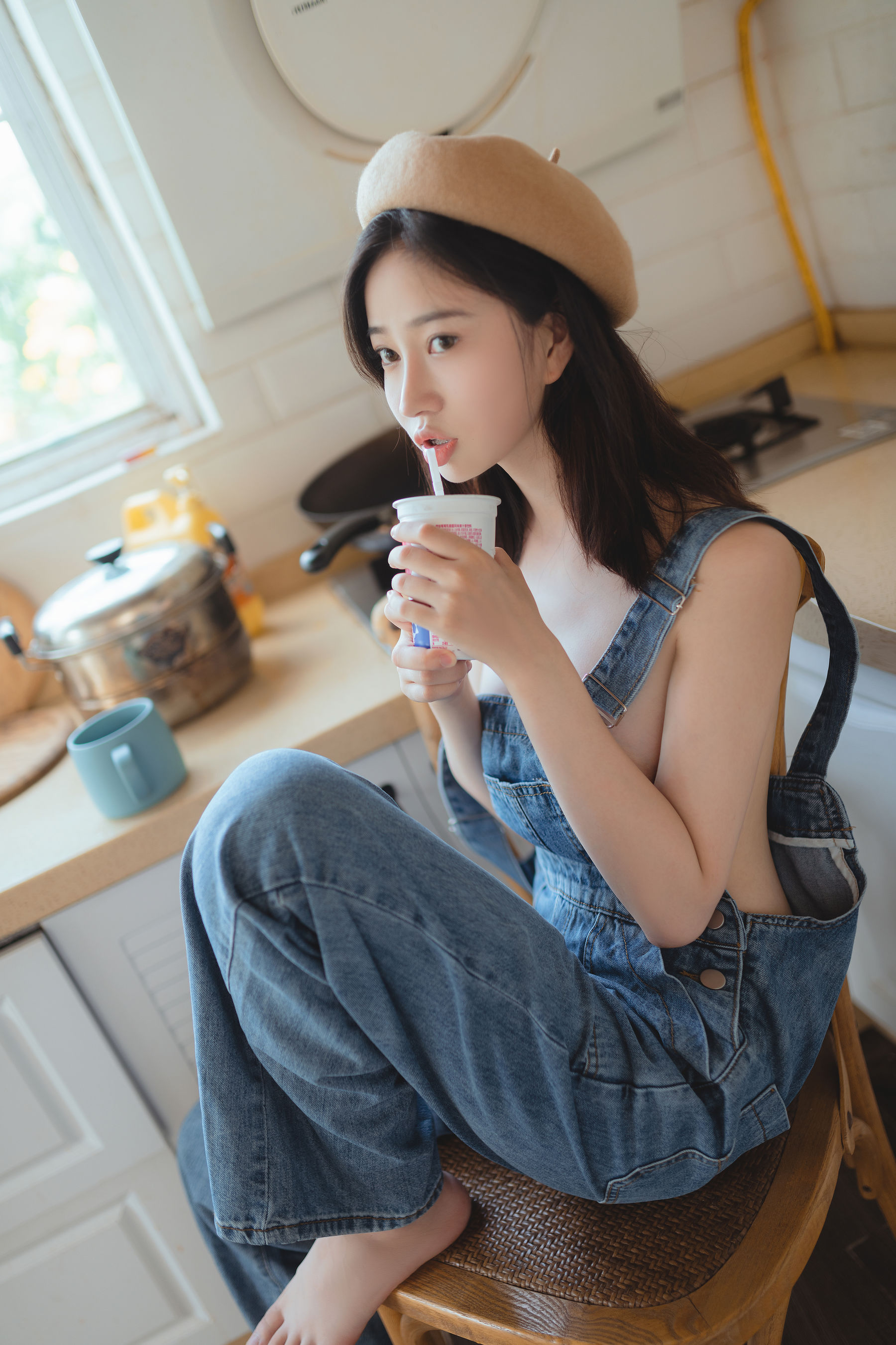 Nnian - 背带裤-图2