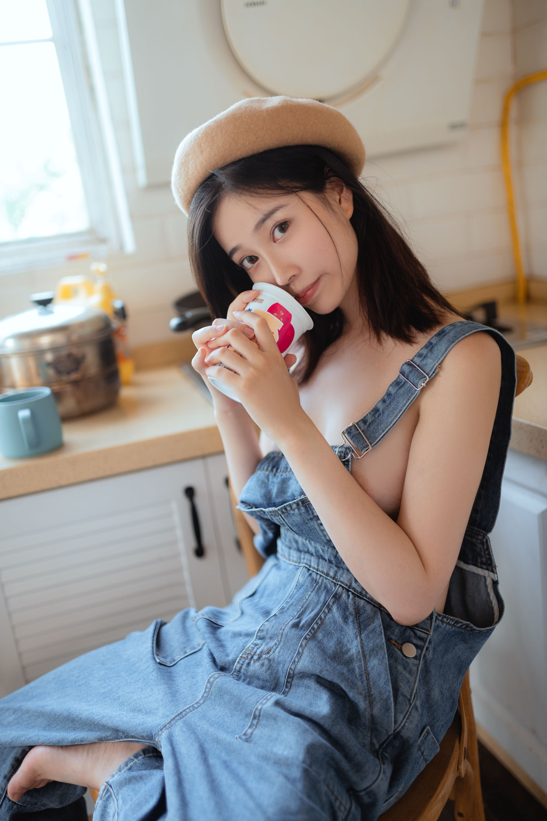 Nnian - 背带裤-图3