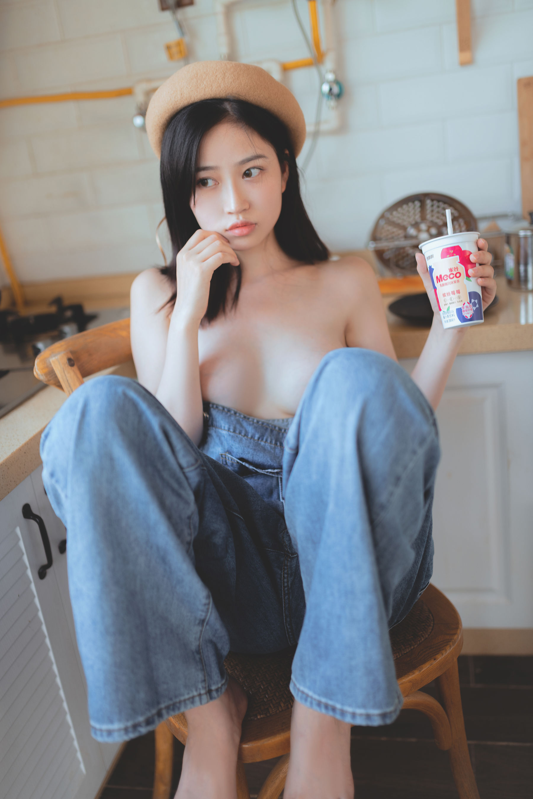 Nnian - 背带裤-图4