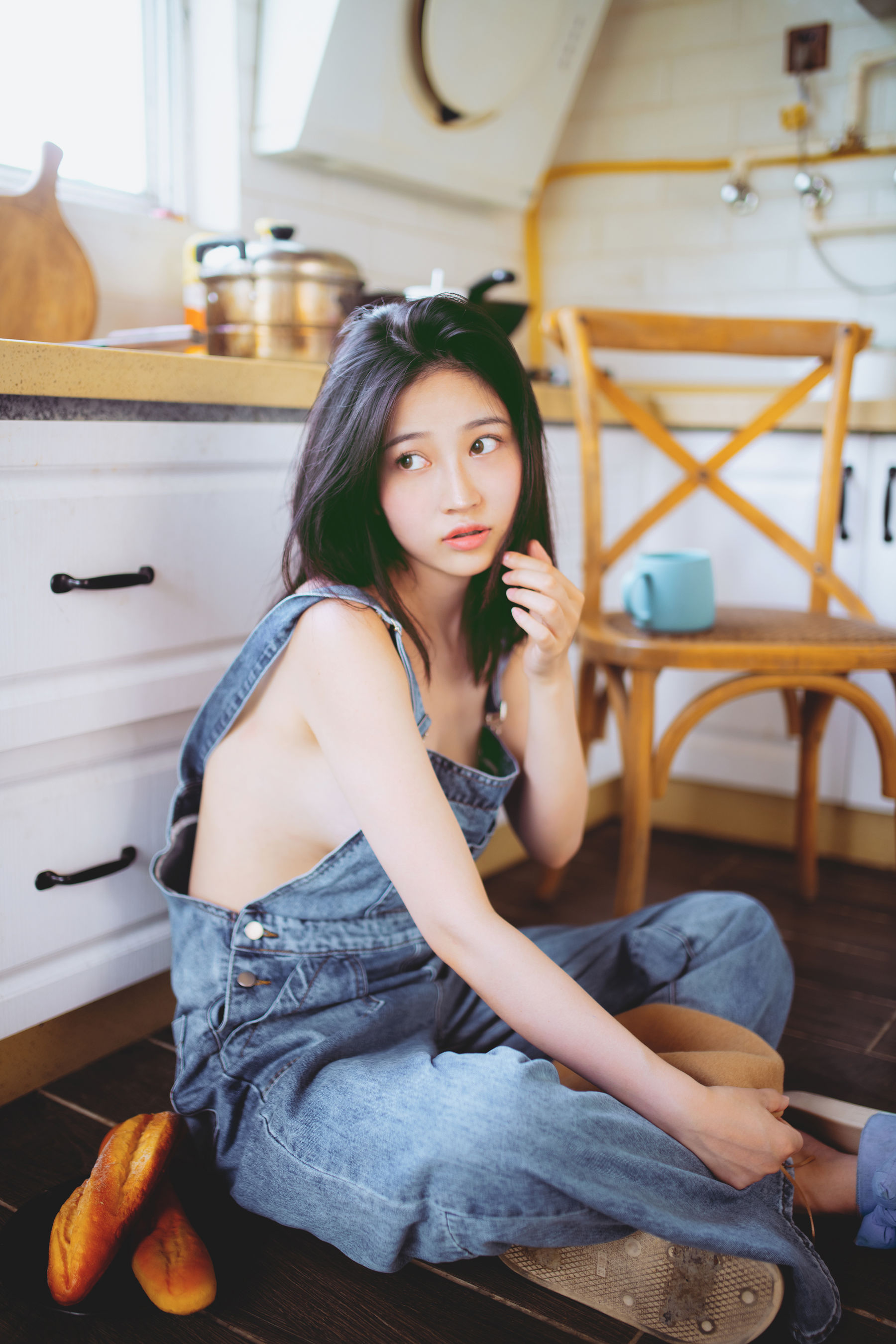 Nnian - 背带裤-图7