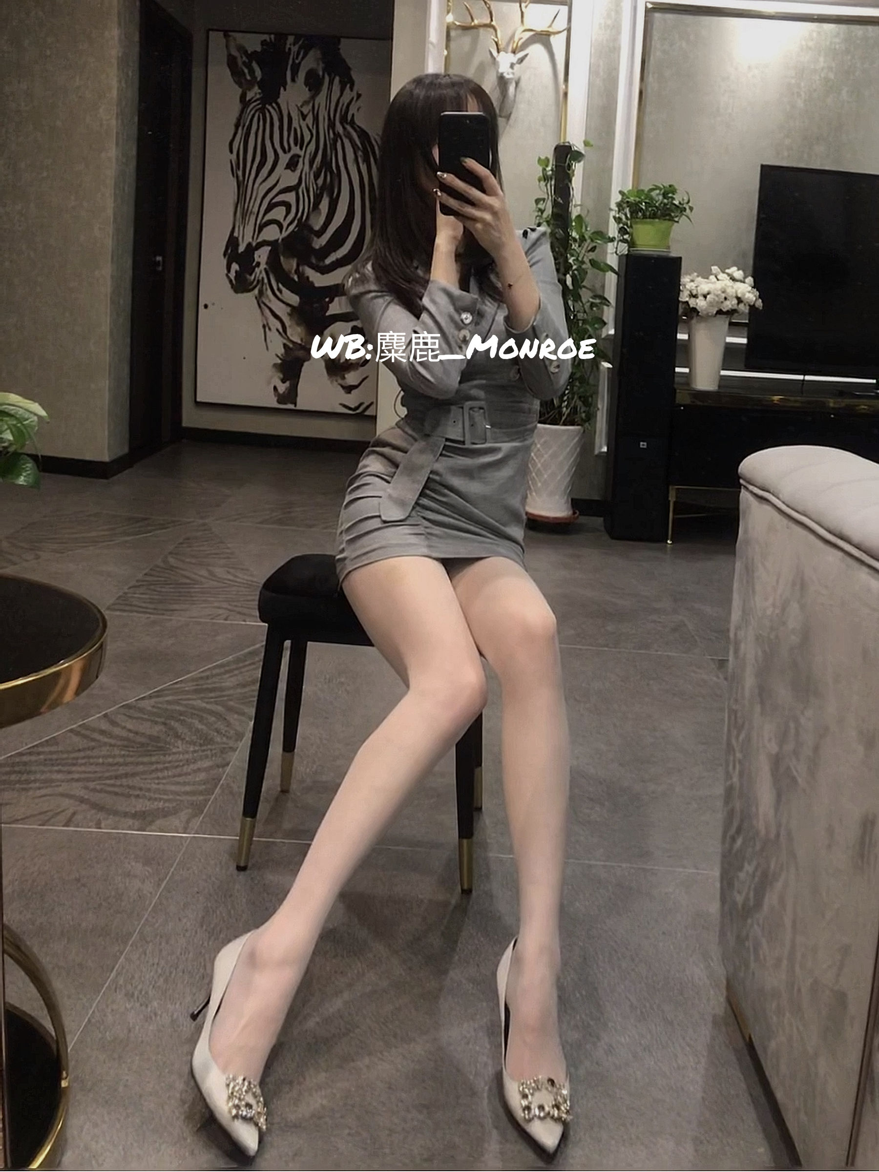 丝足博主麋鹿_Monroe 2020.06.24 忍不住想你-图24