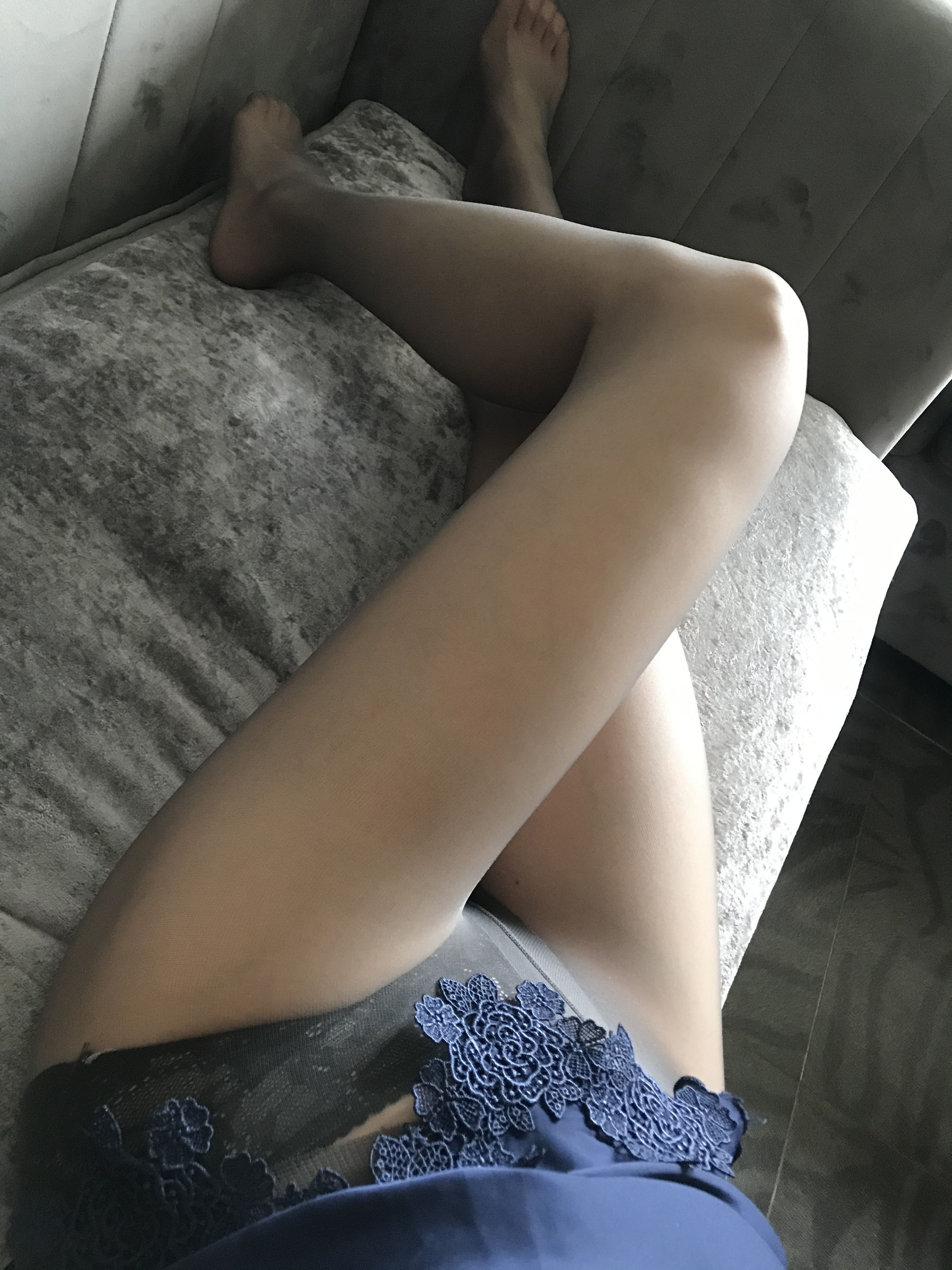 丝足博主麋鹿_Monroe 2020.07.04 梦幻蓝-图16