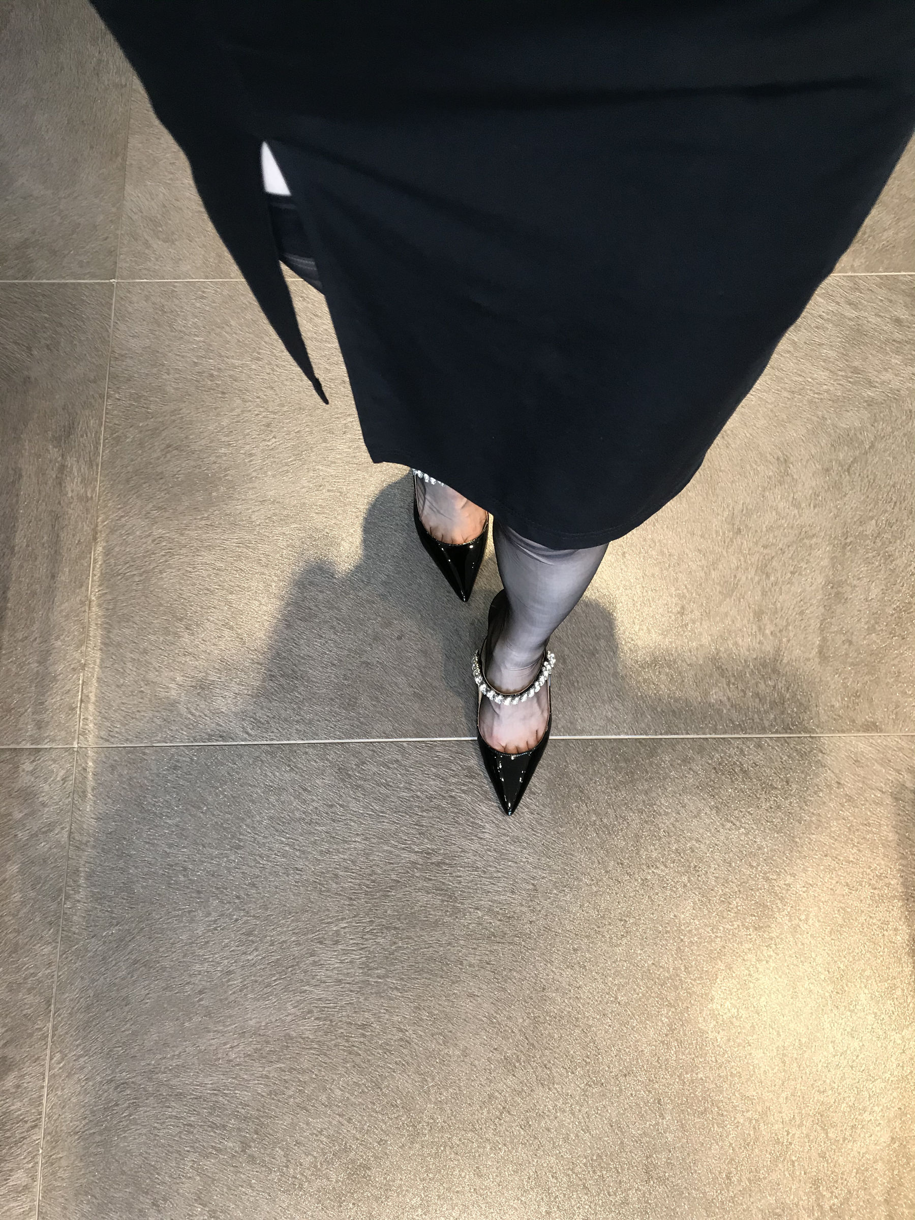 丝足博主麋鹿_Monroe 2020.07.12 黑色吊袜-图1