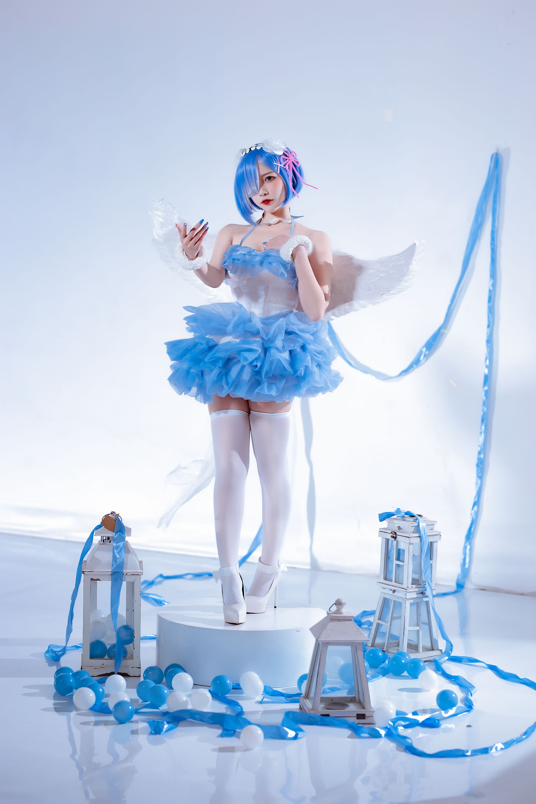 人气Coser二佐Nisa - 蕾姆天使-图2