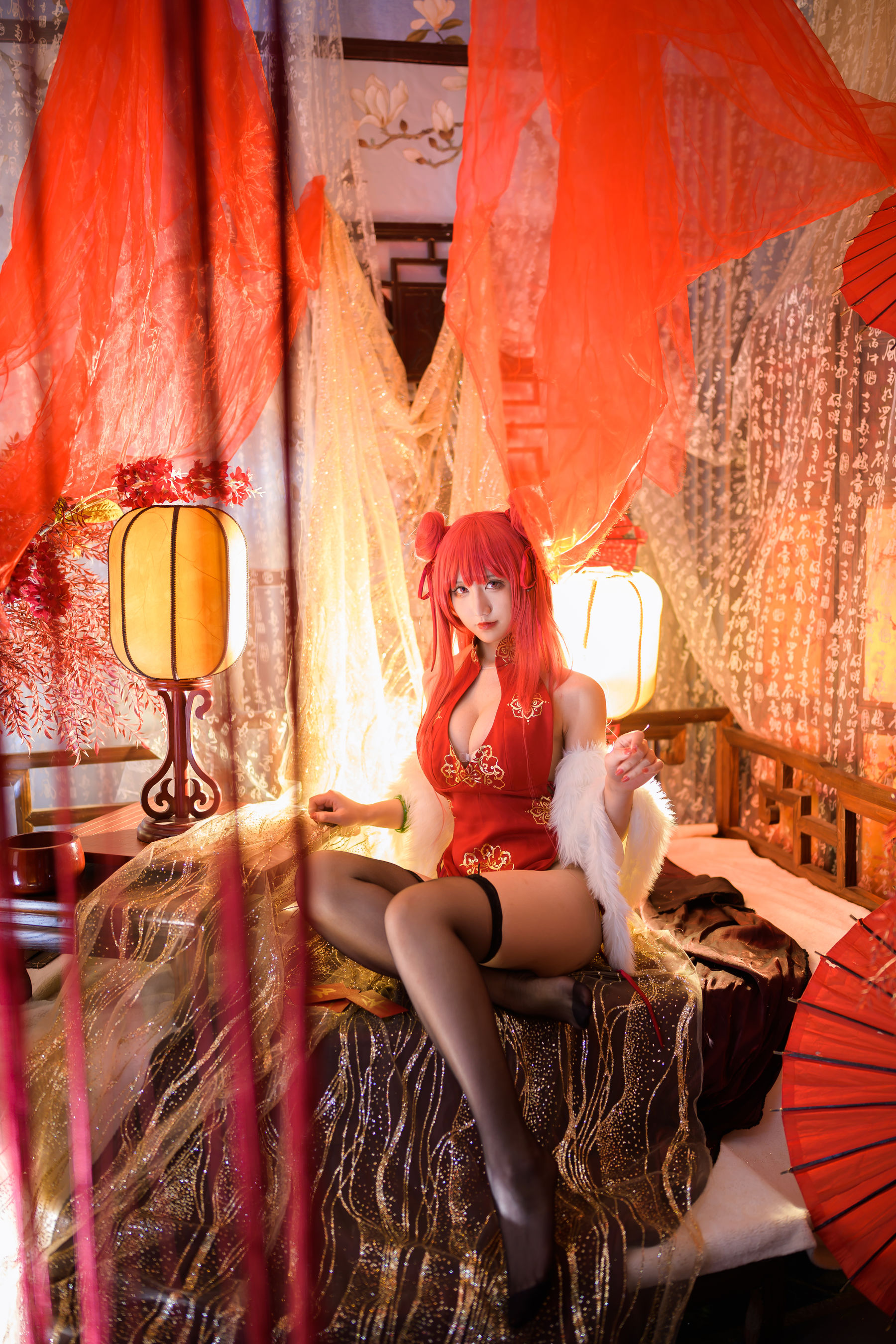 动漫博主九曲Jean - 碧蓝航线 加利索新春旗袍-图22